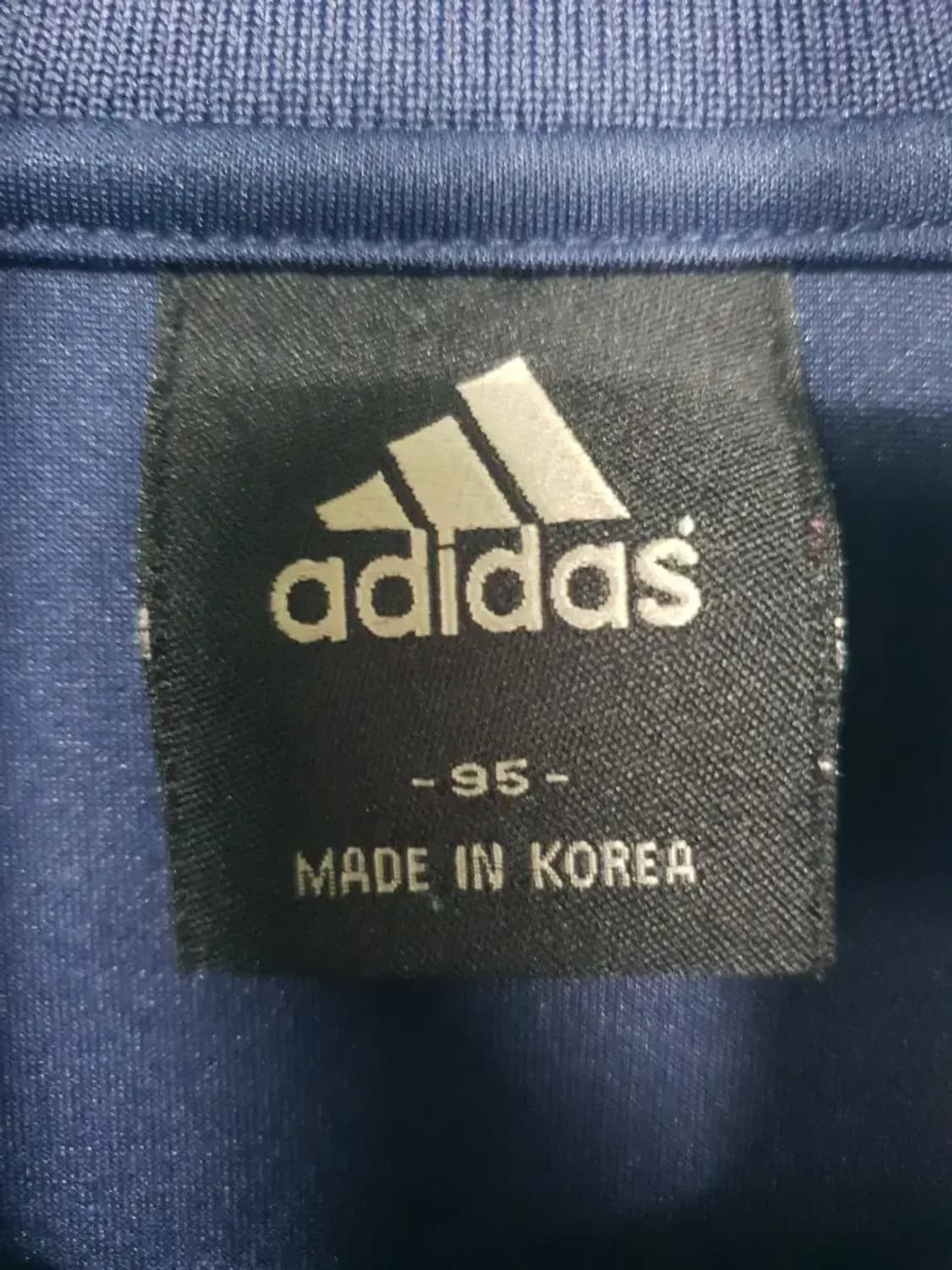 아디다스 네이비/하늘색 트랙탑 상품이미지3