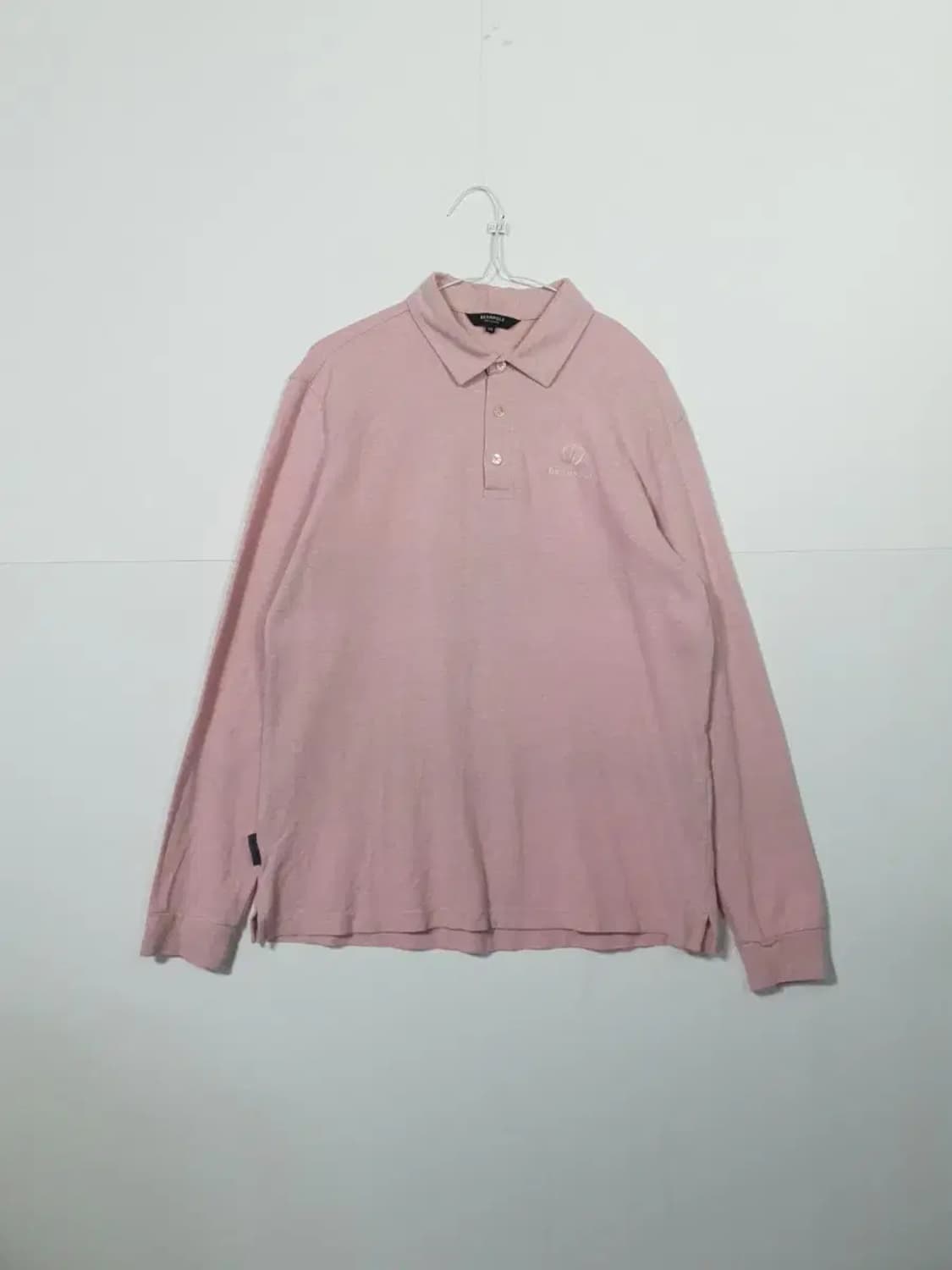 빈폴 핑크색 긴팔 카라티 상품이미지1