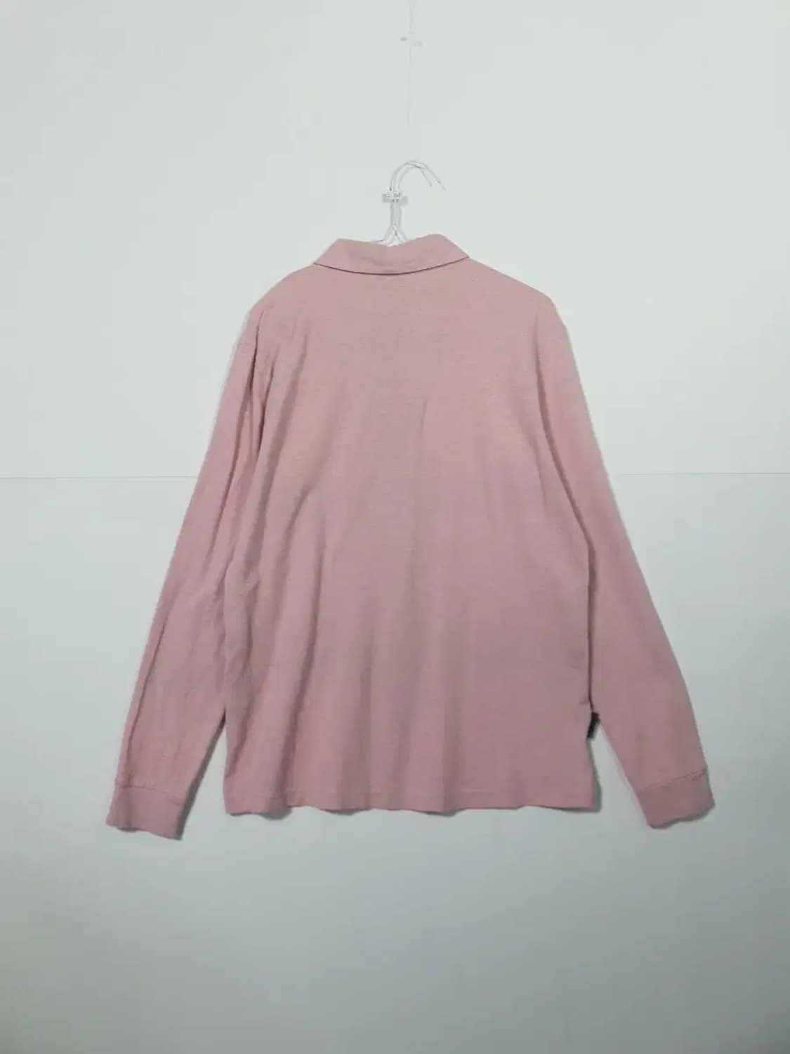 빈폴 핑크색 긴팔 카라티 상품이미지2