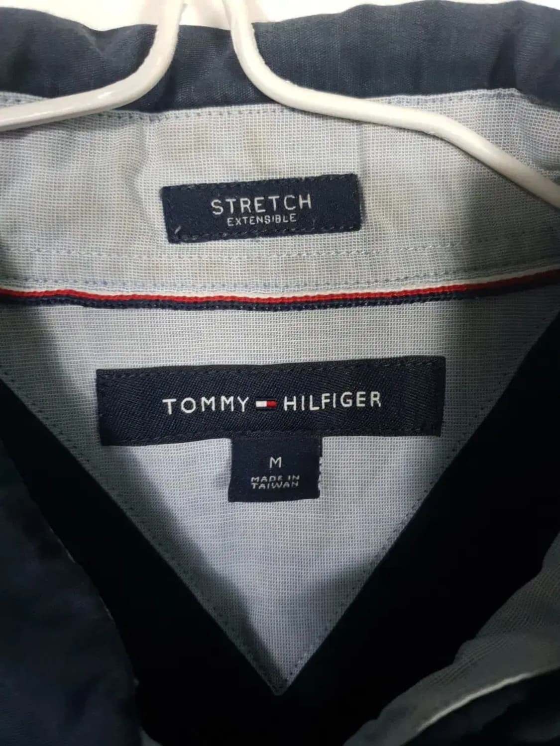 타미힐피거 빈티지 네이비 긴팔 셔츠 상품이미지2