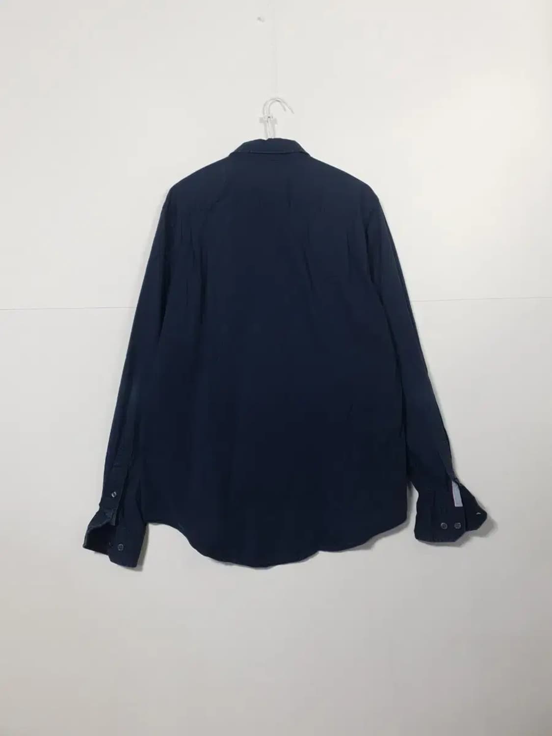 타미힐피거 빈티지 네이비 긴팔 셔츠 상품이미지3