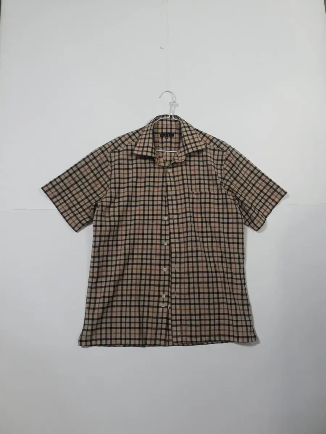 닥스 반팔 체크 셔츠 상품이미지1