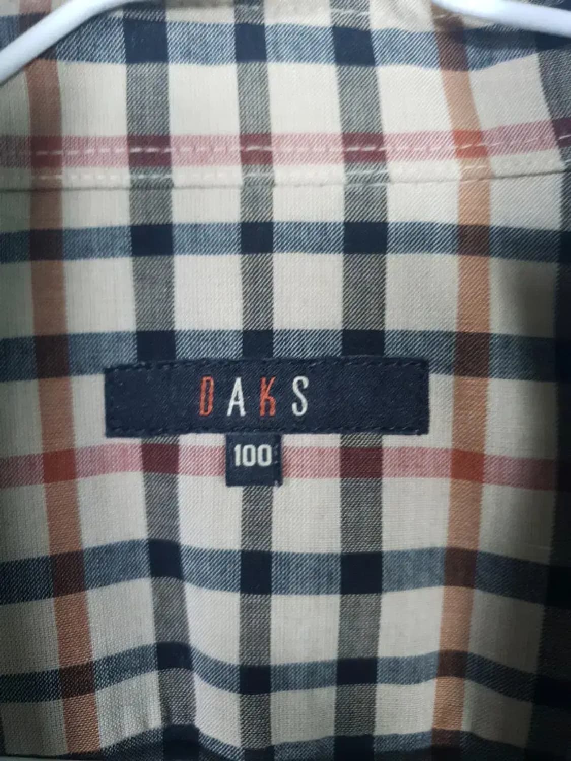 닥스 반팔 체크 셔츠 상품이미지3