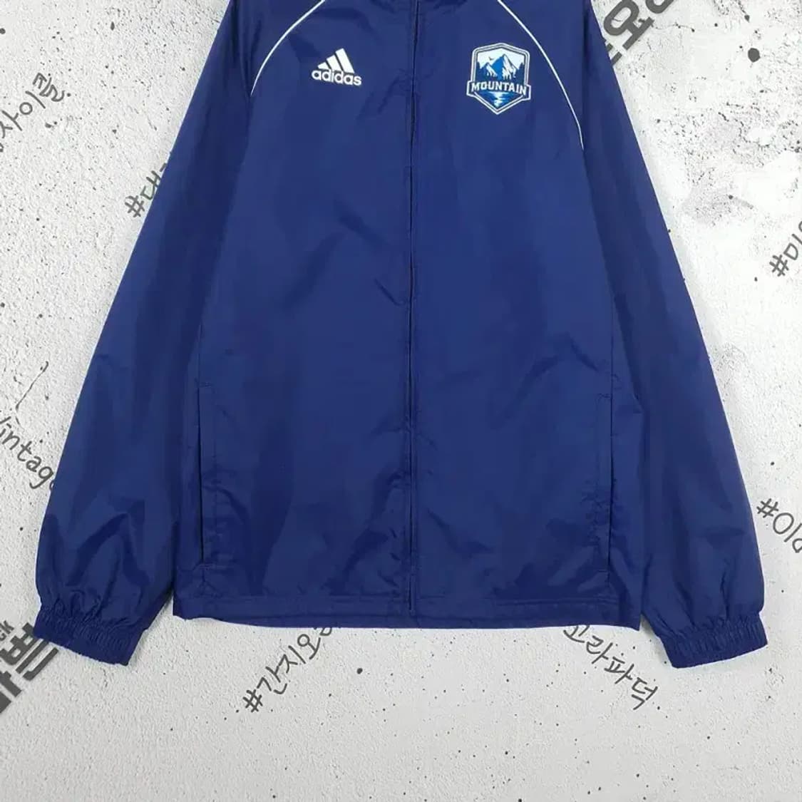 아디다스 ADIDAS 바람막이 자켓 네이비 3800002 상품이미지4