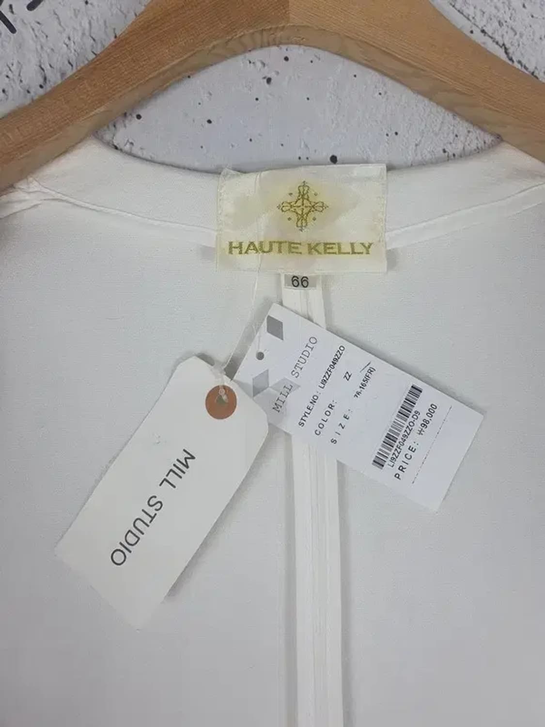 [새상품] MILL STUDIO  케이프코트 화이트 3200035 상품이미지7