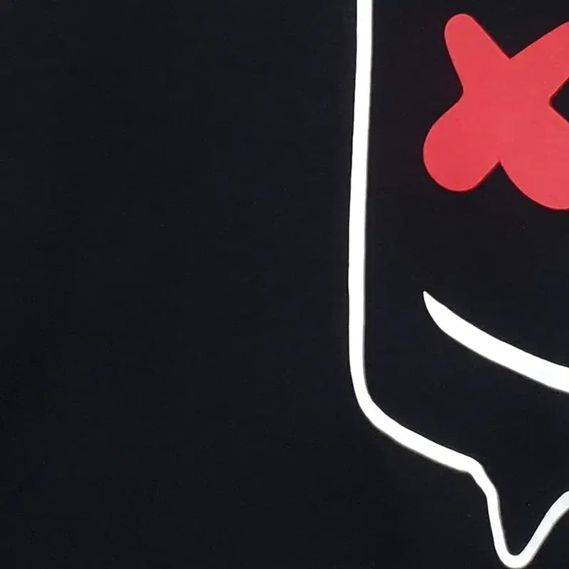 꼰스X이모티콘 오버핏 기모  맨투맨 블랙 2200100 상품이미지4