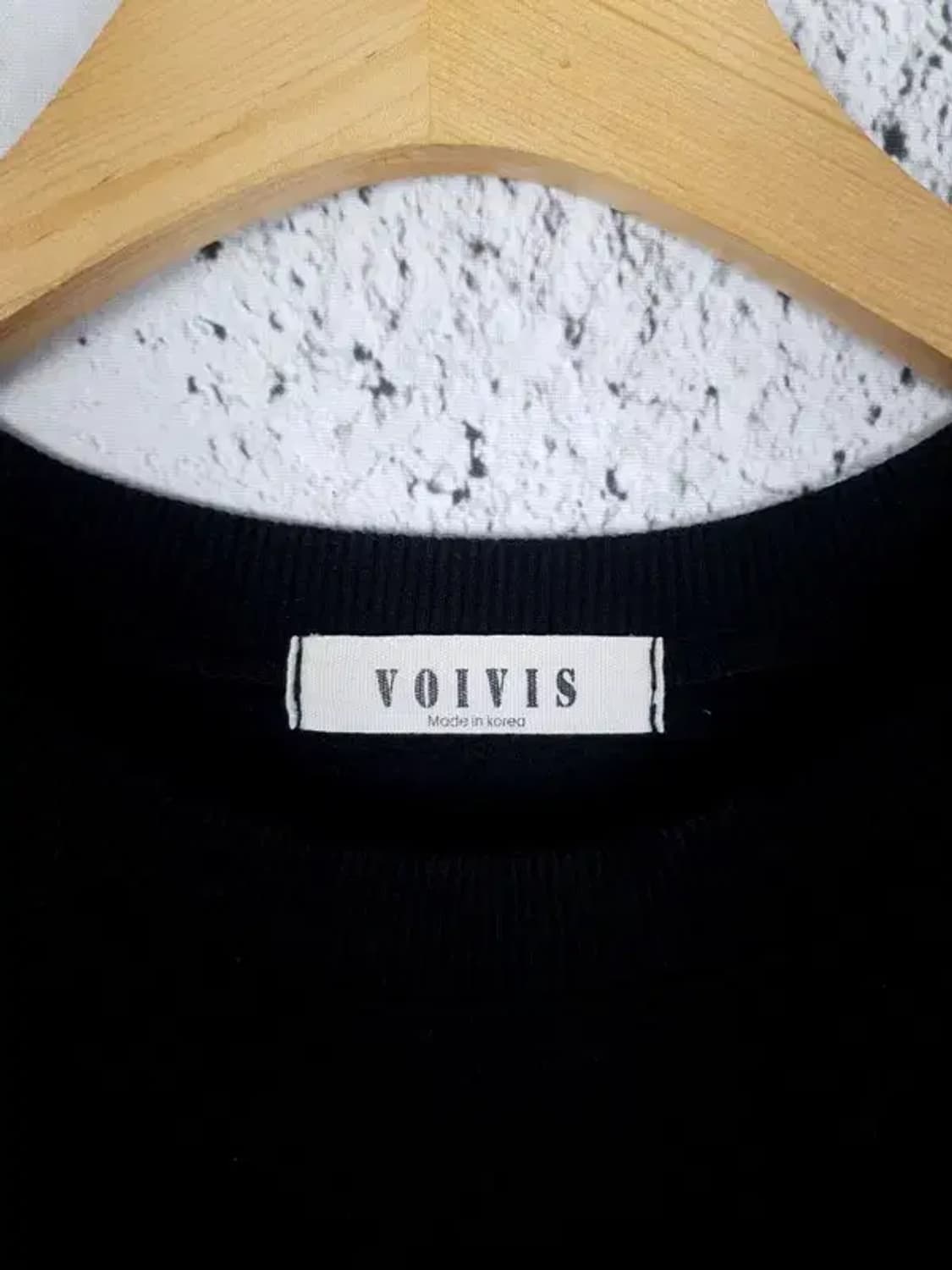 꼰스X이모티콘 오버핏 기모  맨투맨 블랙 2200100 상품이미지7