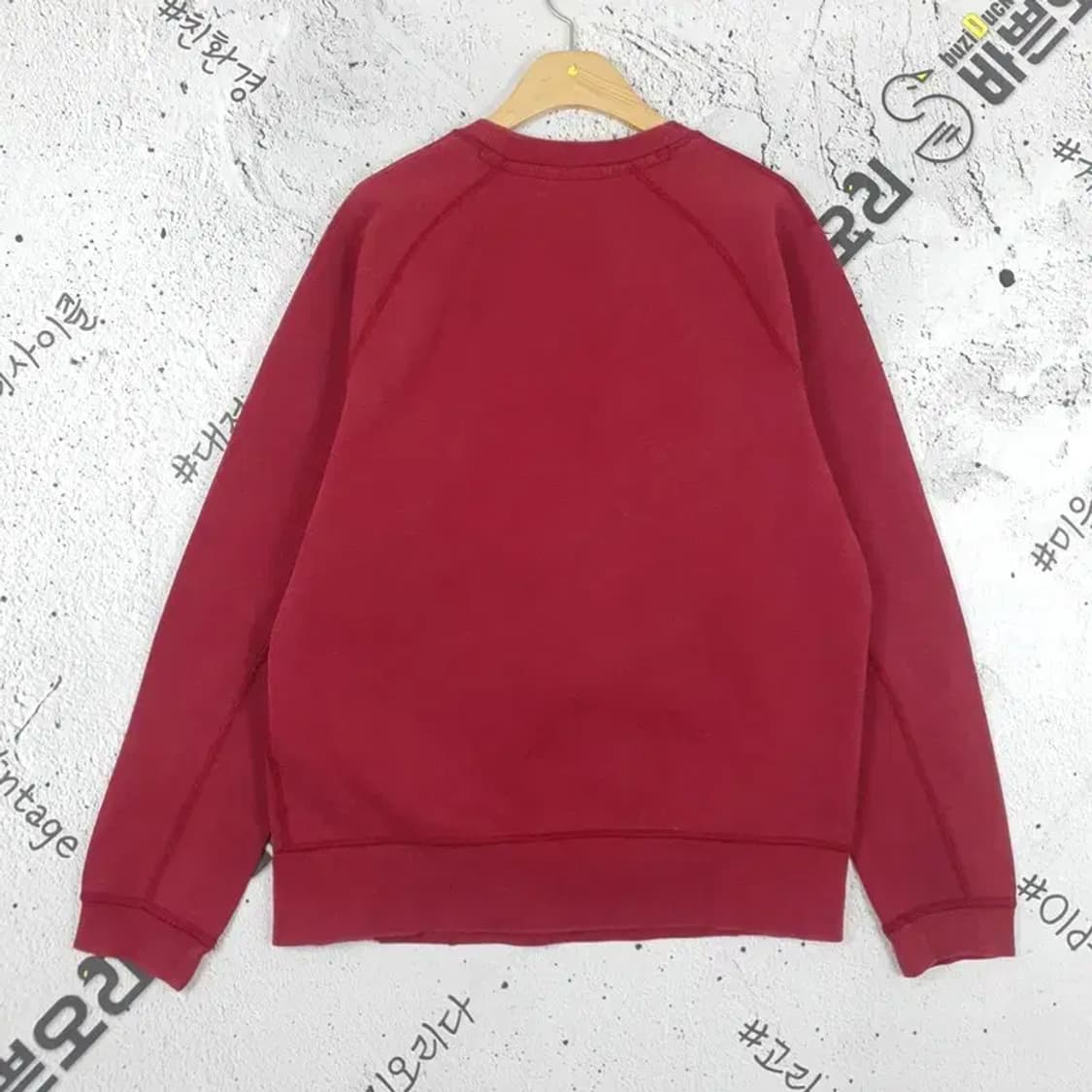 나이키 NIKE 퓨추라로고 테크팩 스웻셔츠 맨투맨 와인 2200127 상품이미지2