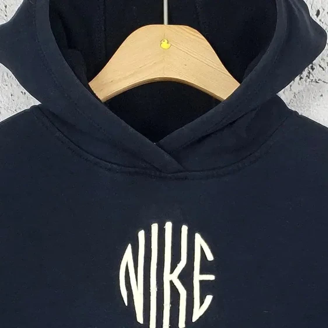 나이키 NIKE 크롭 후드 티셔츠 빈티지 블랙 2300156 상품이미지4