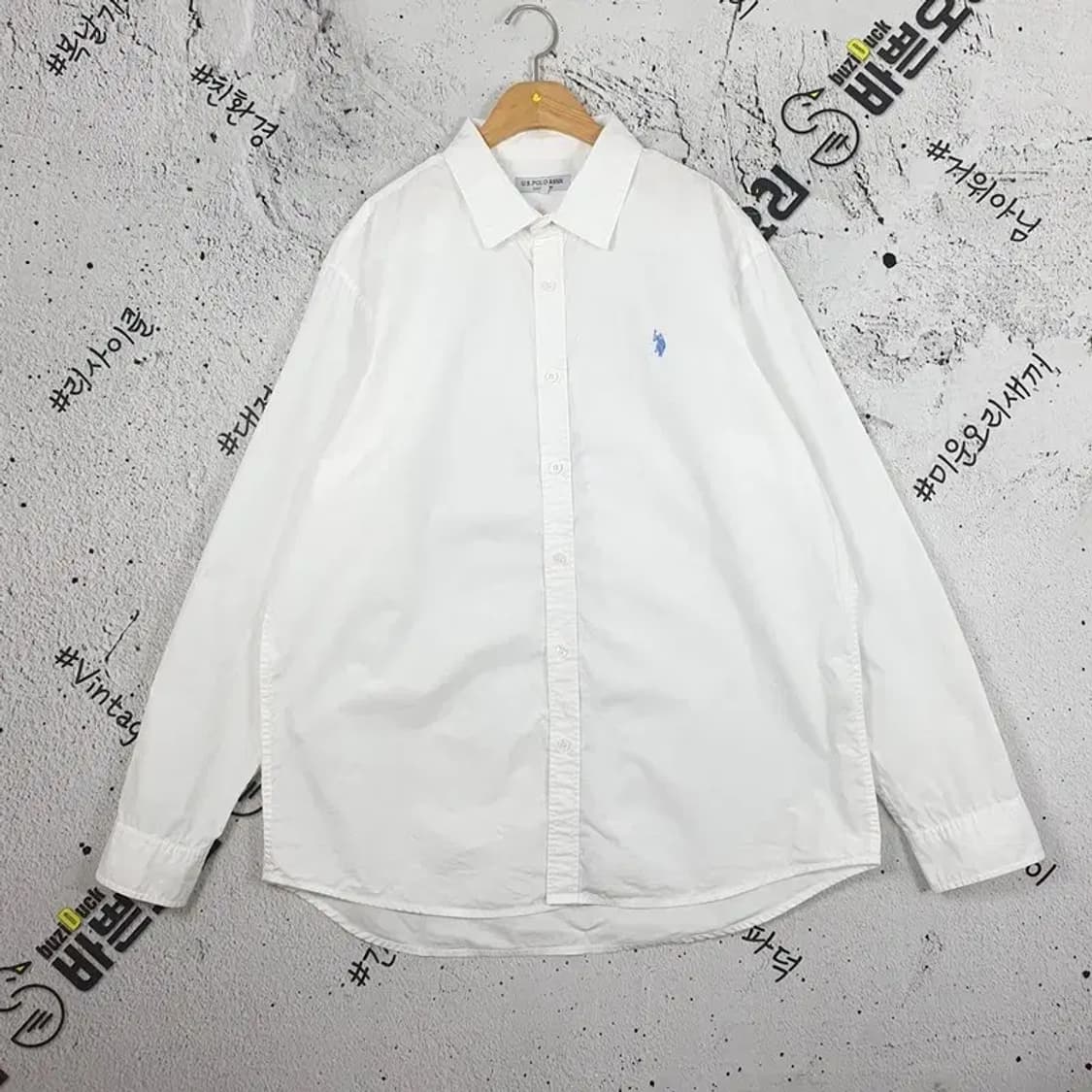 US폴로 US POLO ASSN 셔츠 화이트 1100226 상품이미지1