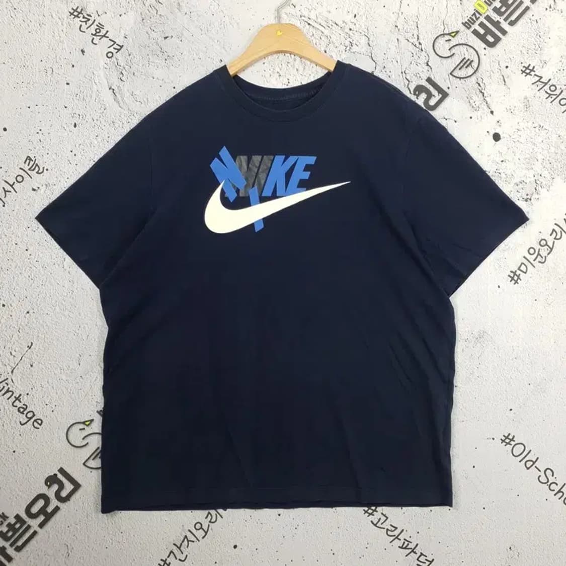 나이키 NIKE 반팔 티 네이비 3XL 1000107 상품이미지1