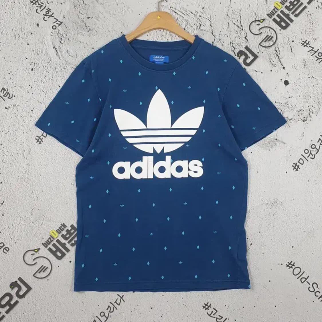 아디다스 트레포일 ADIDAS 반팔 티 빈티지 네이비 95 1000423 상품이미지1