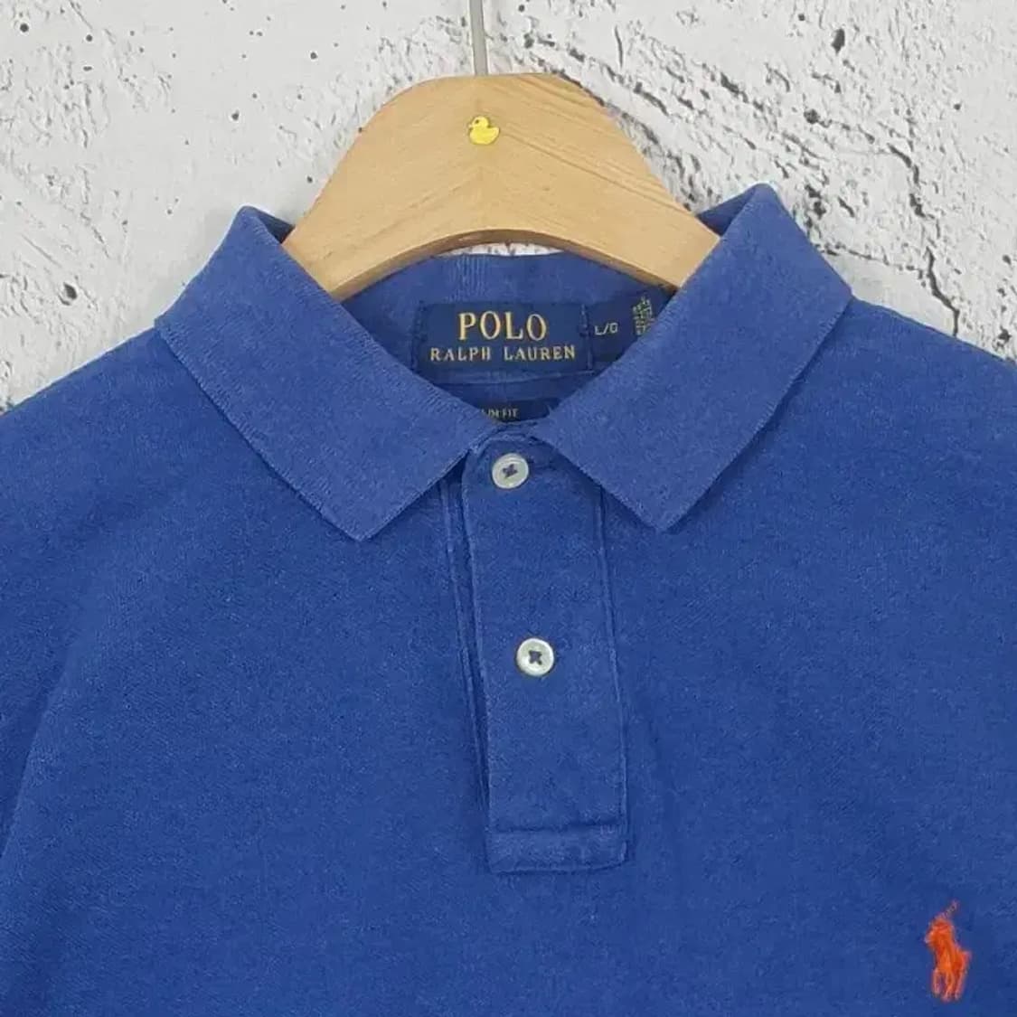 폴로랄프로렌 POLO 반팔 카라티 멜란지 블루 L(95) 1000424 상품이미지4