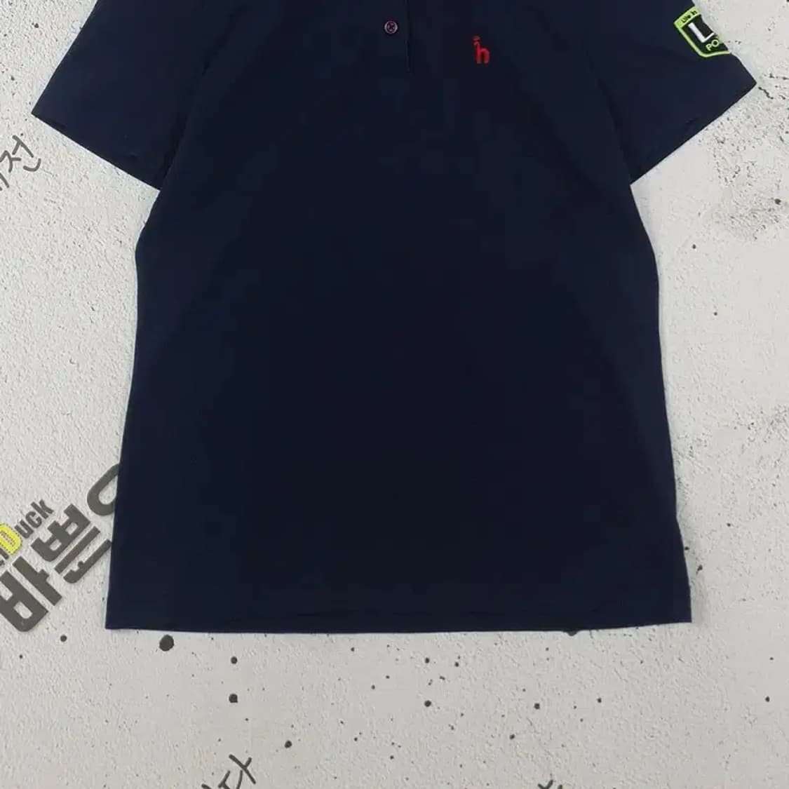 헤지스 HAZZYS 골프 여성 반팔 카라티 네이비 95 1000429 상품이미지5