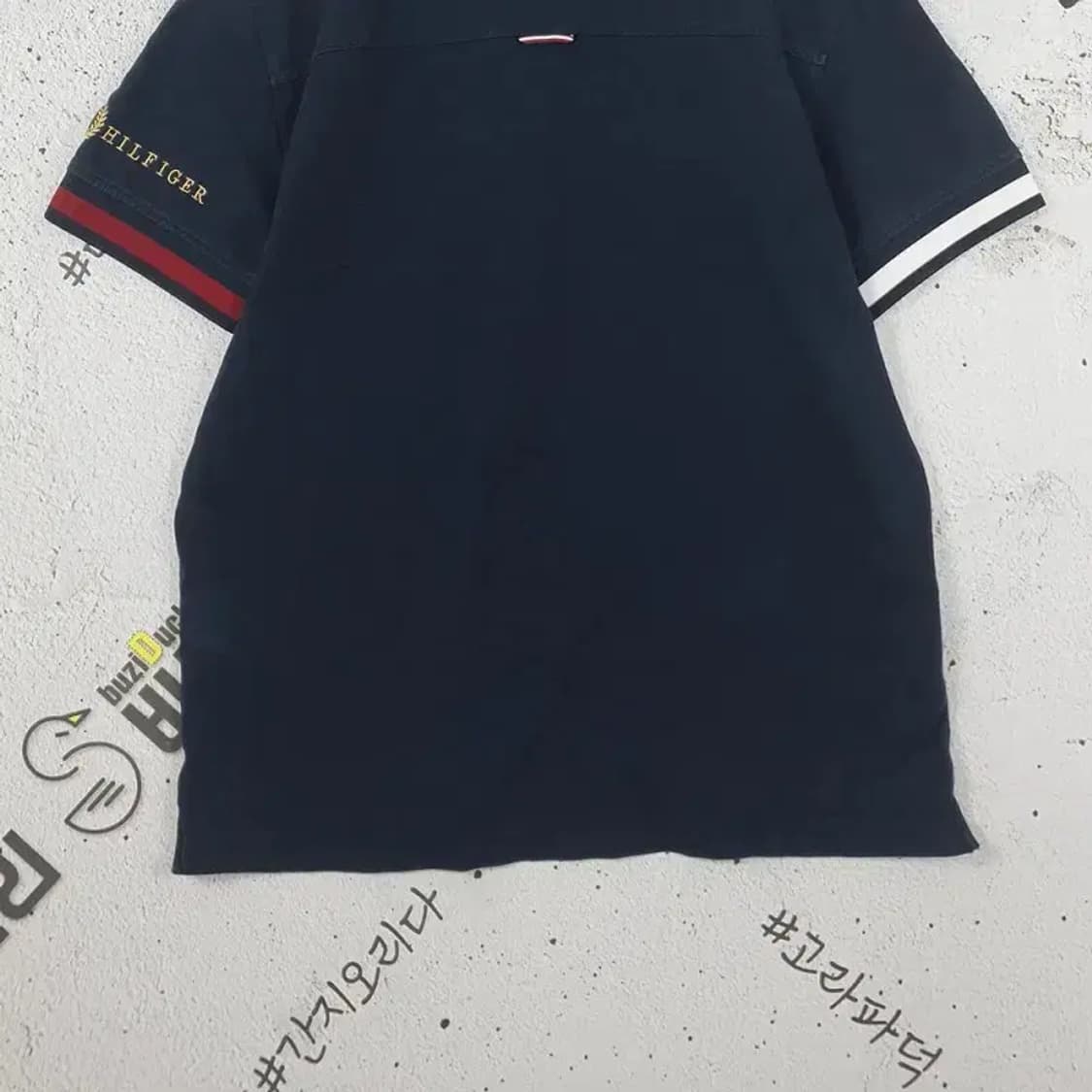 타미힐피거 TOMMY 반팔 카라티 네이비 L 1000426 상품이미지6