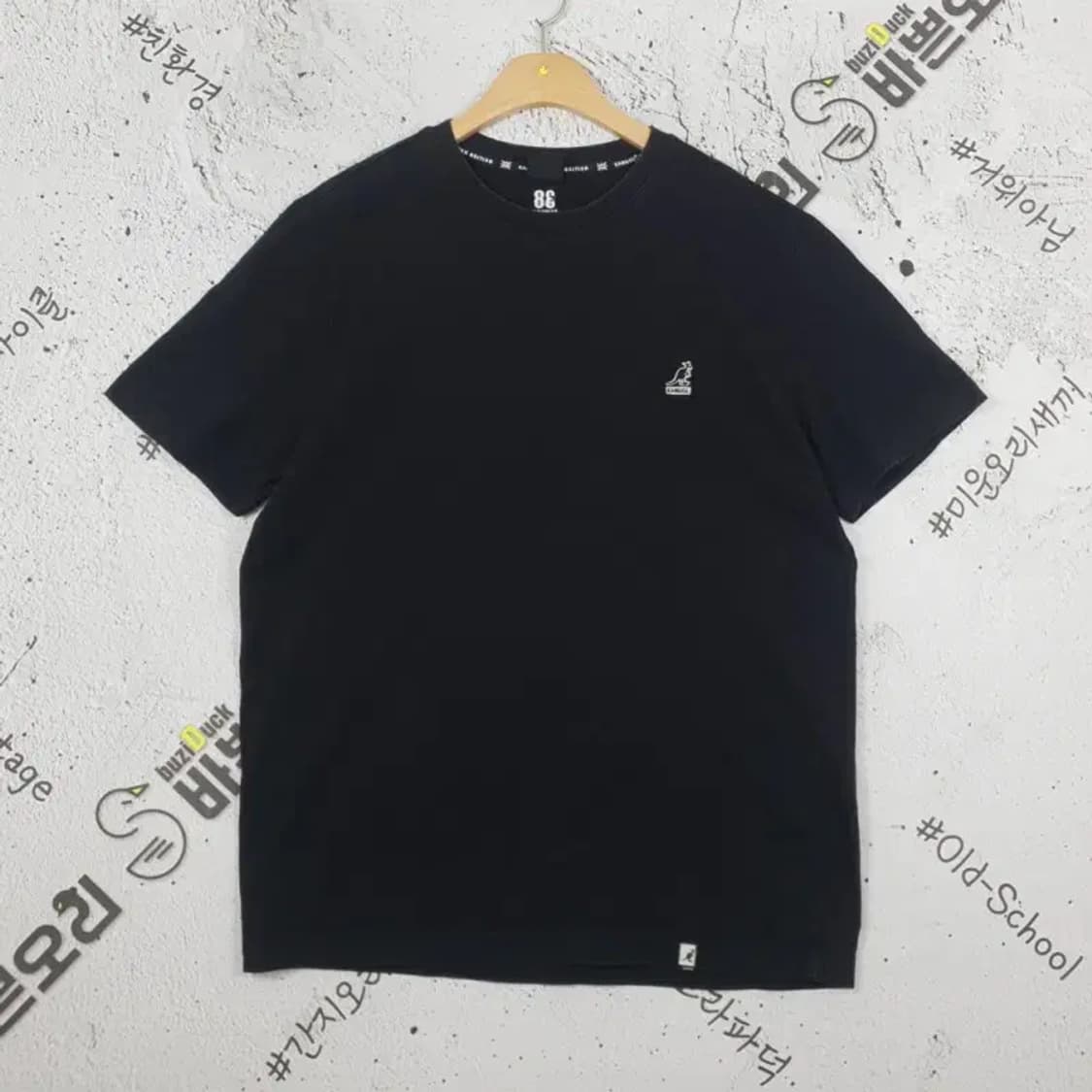 캉골 KANGOL 브리티시 반팔 티셔츠 블랙 XL 1000433 상품이미지1