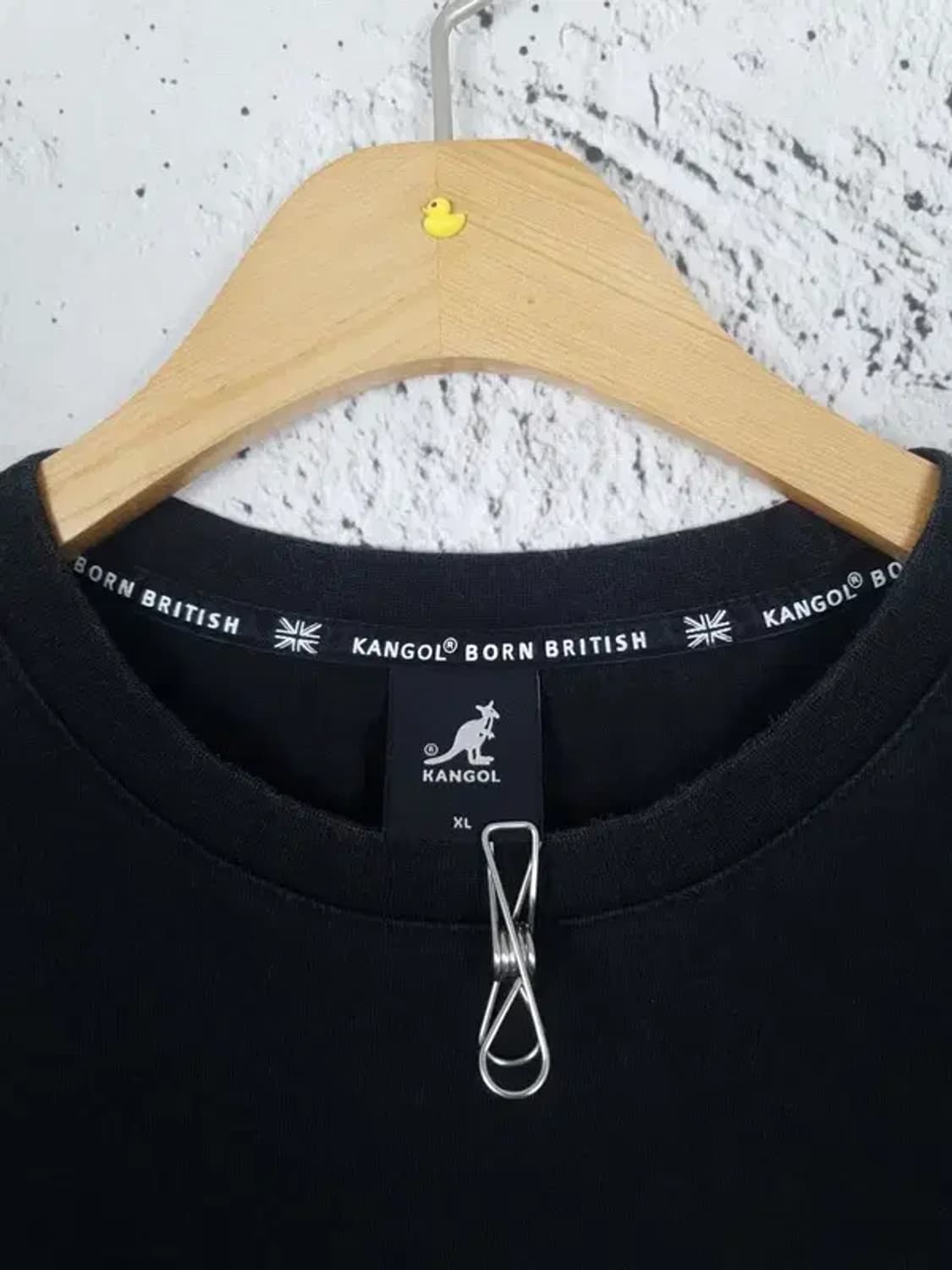 캉골 KANGOL 브리티시 반팔 티셔츠 블랙 XL 1000433 상품이미지8
