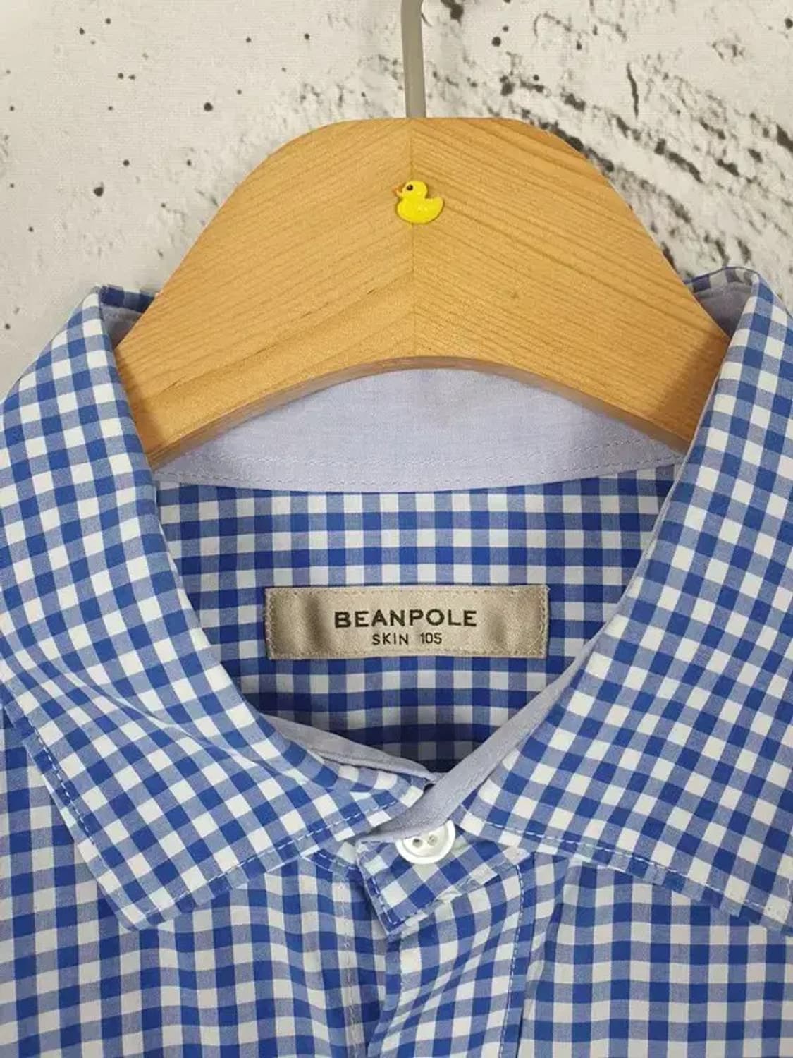 빈폴 BEANPOLE 긴팔 남방 셔츠 블루 깅엄 105 1100297 상품이미지10