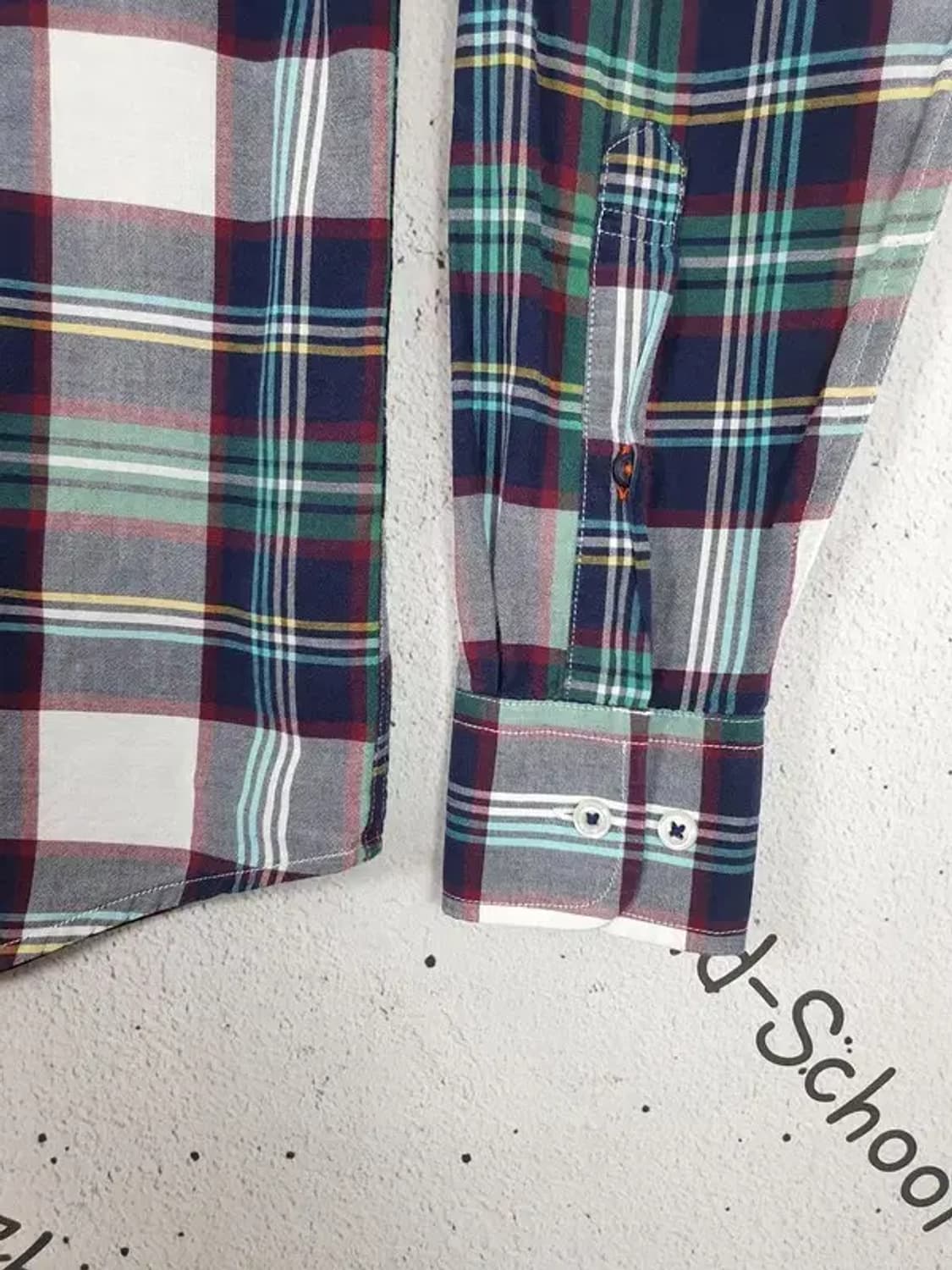 타미힐피거 아메카지 긴팔 남방 셔츠 그린 타탄 S 1100302 상품이미지8