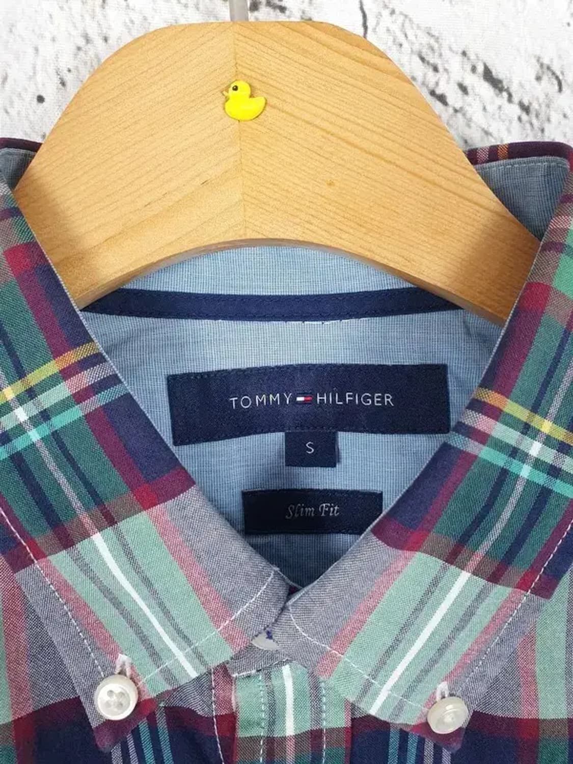 타미힐피거 아메카지 긴팔 남방 셔츠 그린 타탄 S 1100302 상품이미지9