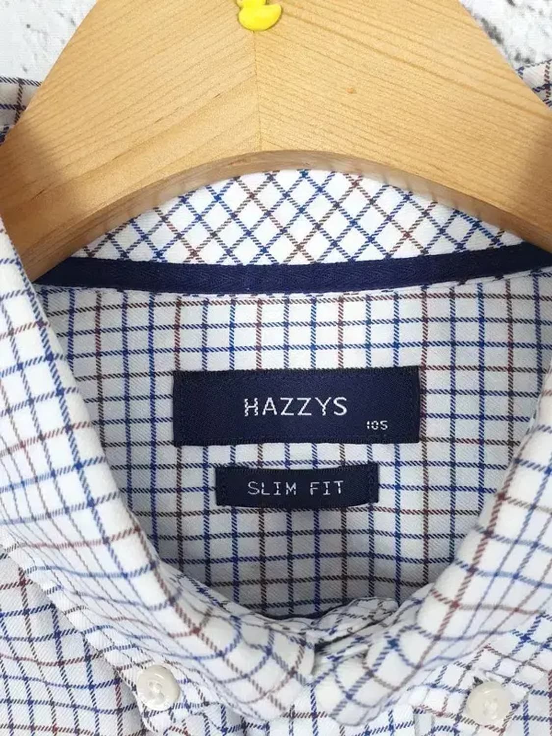 헤지스 HAZZYS 슬림핏 긴팔 남방 셔츠 태터솔 105 1100305 상품이미지10