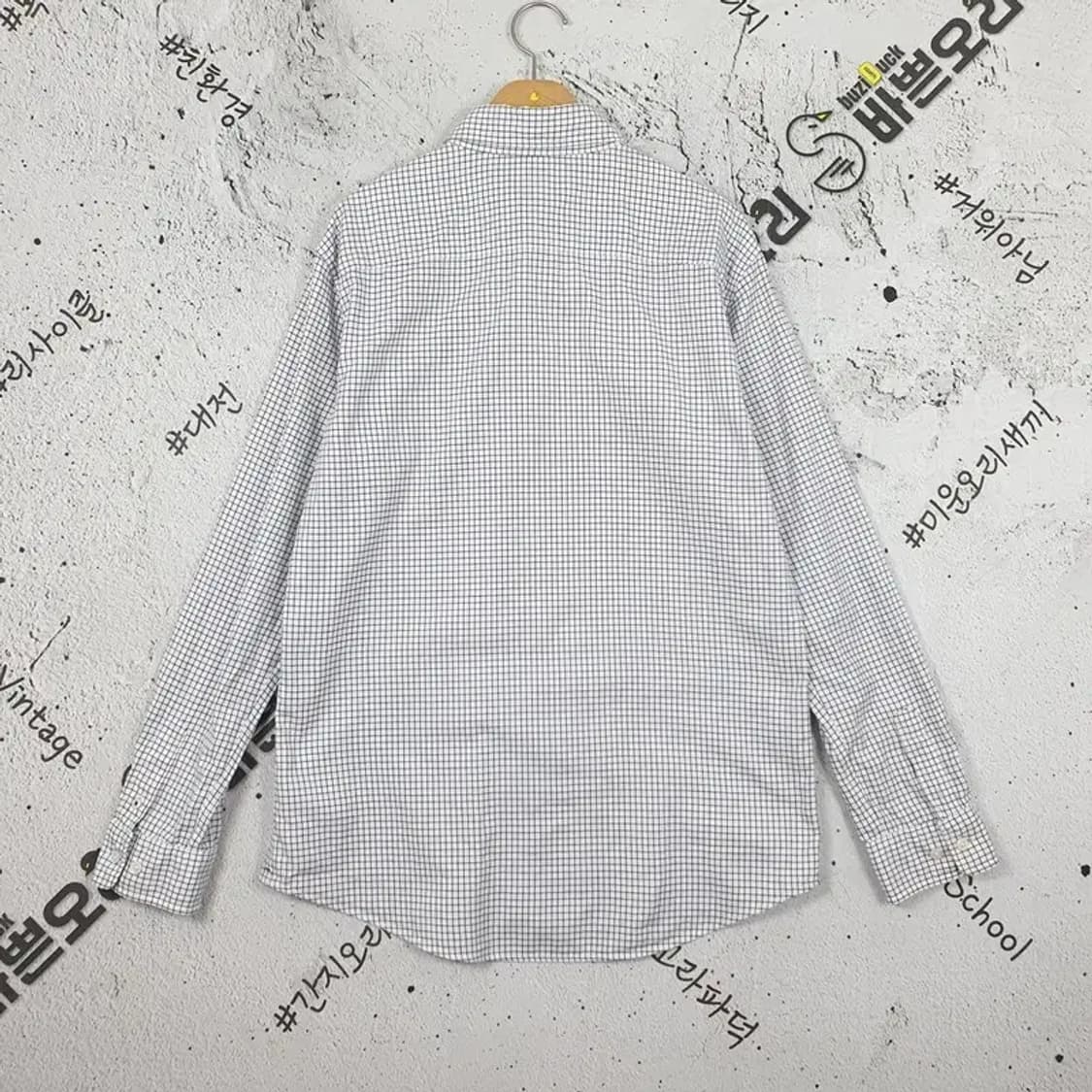 헤지스 HAZZYS 슬림핏 긴팔 남방 셔츠 태터솔 105 1100305 상품이미지2