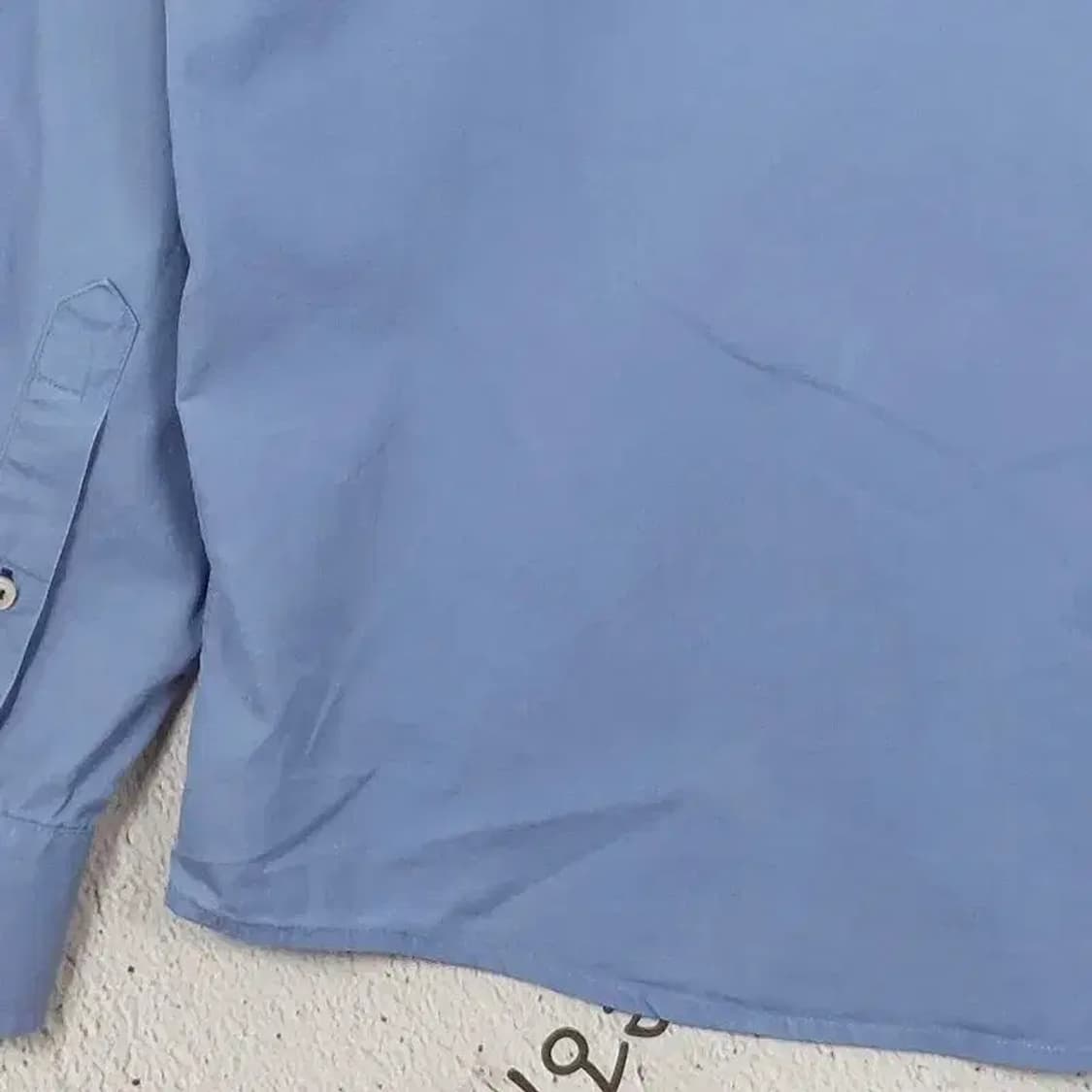 타미힐피거 TOMMY 긴팔 남방 셔츠 블루 솔리드 L 1100307 상품이미지7