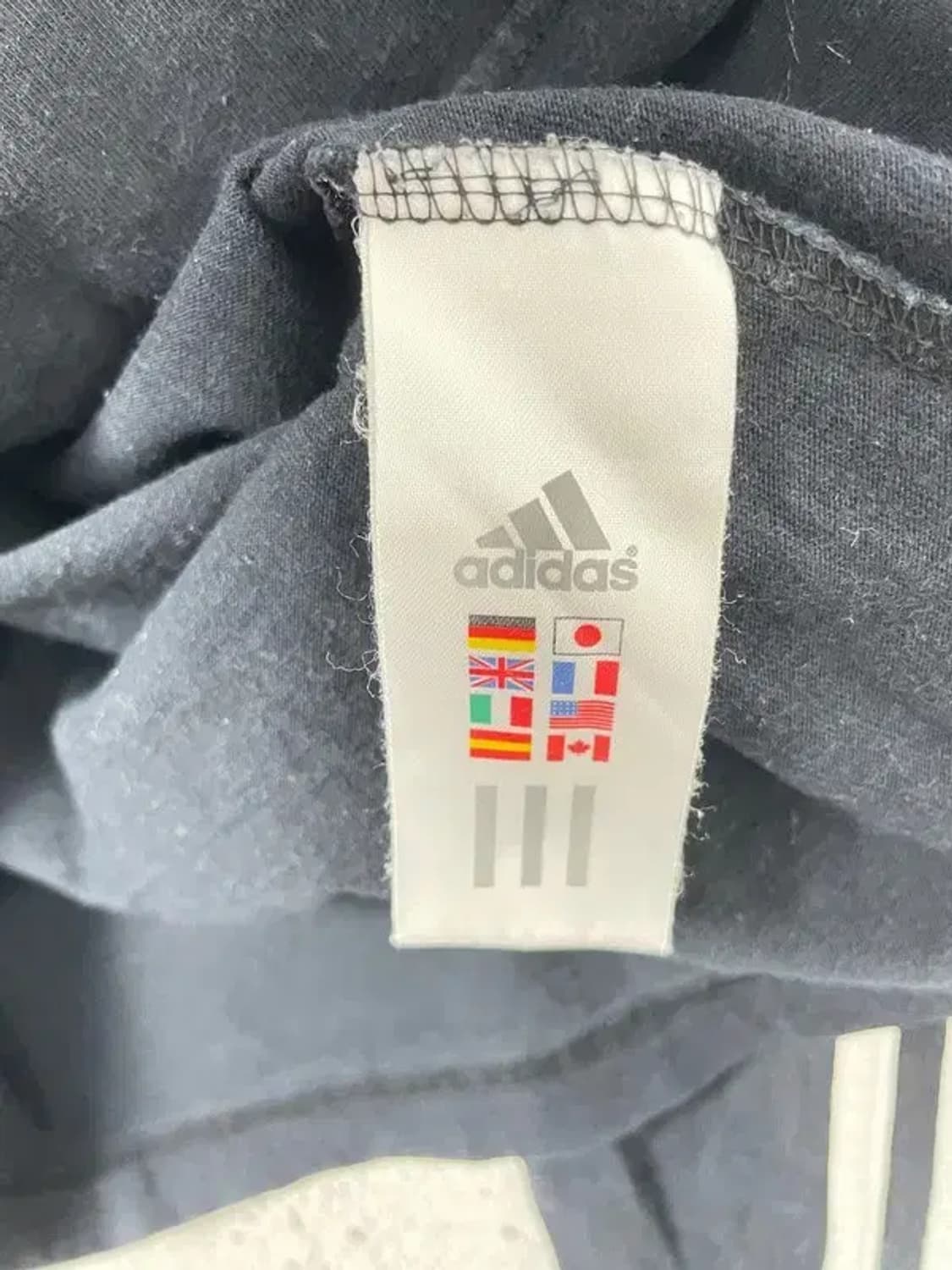 아디다스 ADIDAS 흰검 긴팔 티셔츠 네이비 95 2100107 상품이미지9