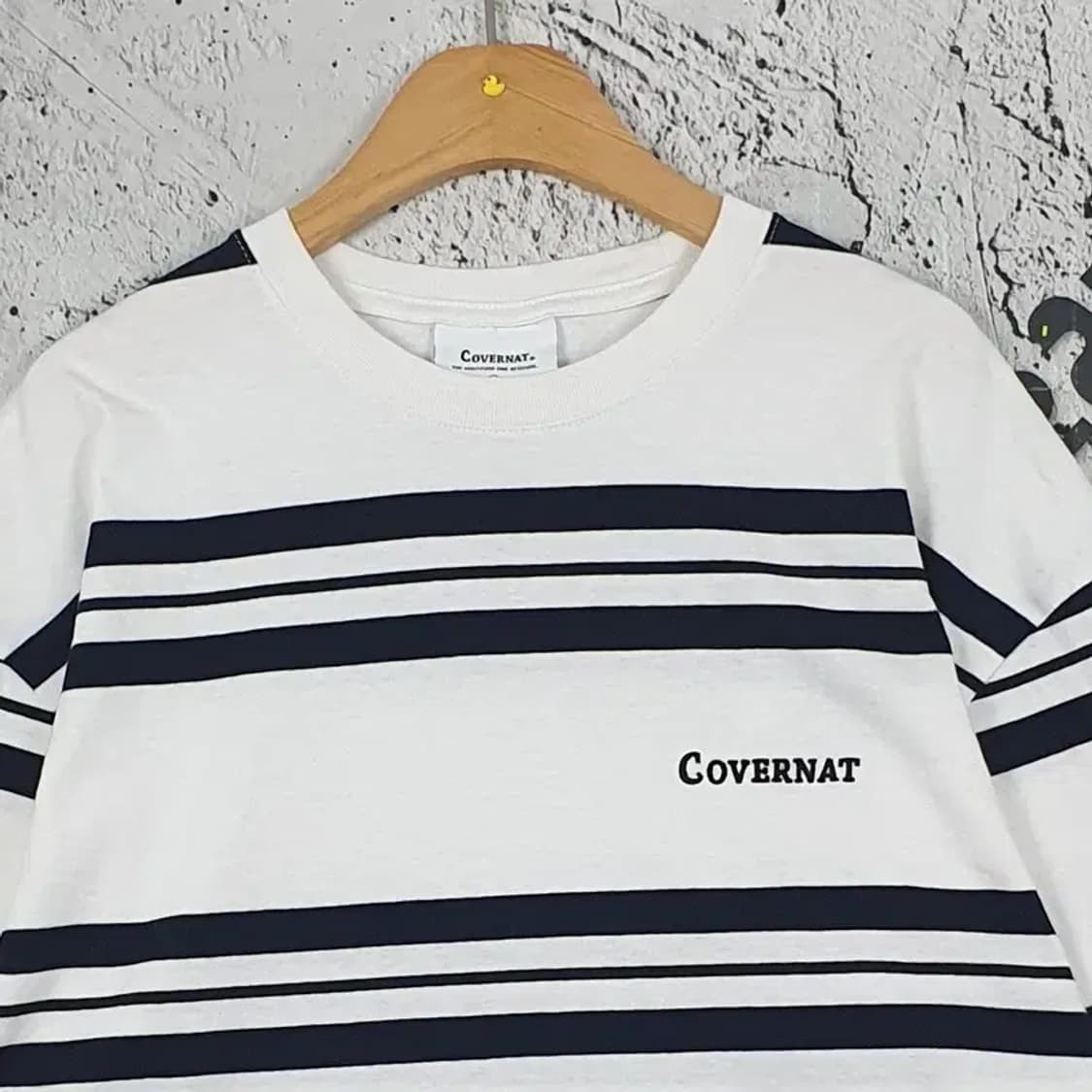 커버낫 COVERNAT 슬리브 긴팔 티 화이트 S(100) 2100114 상품이미지4