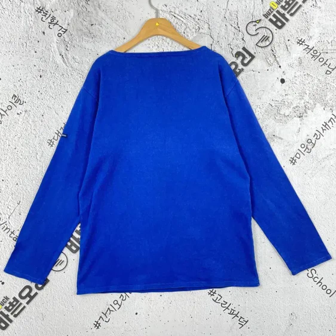 세인트제임스 보트넥 긴팔 슬리브 티셔츠 블루 M 2100109 상품이미지2