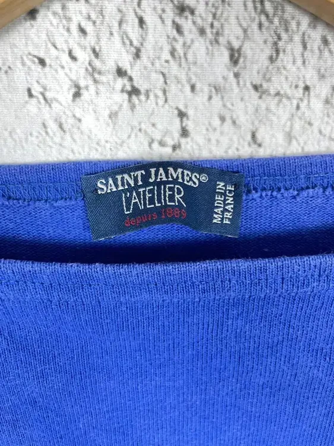 세인트제임스 보트넥 긴팔 슬리브 티셔츠 블루 M 2100109 상품이미지8