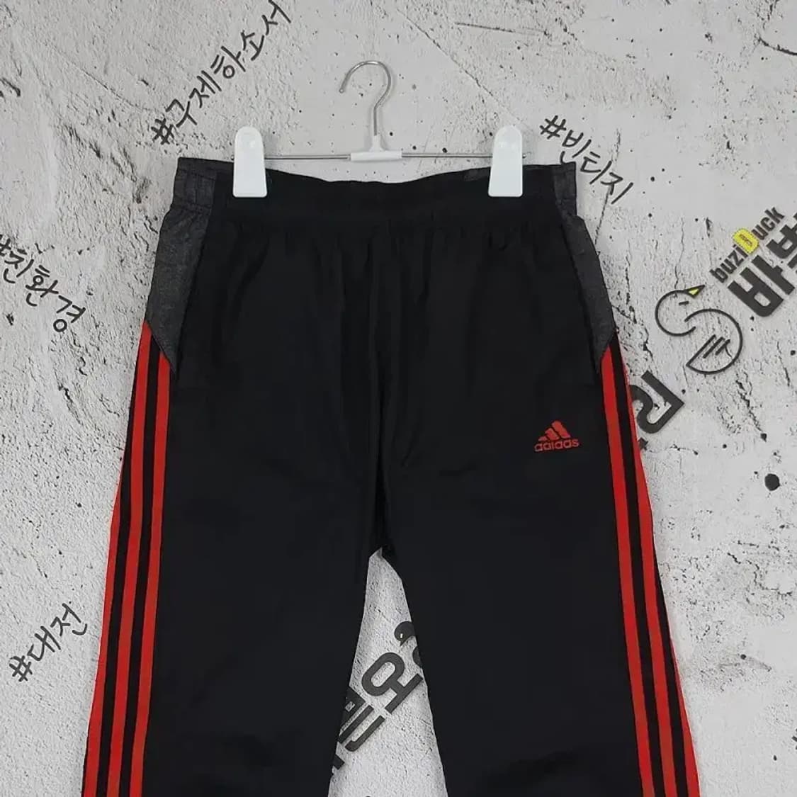 아디다스 ADIDAS 웜업 트레이닝 바지 블랙 95 4400078 상품이미지4