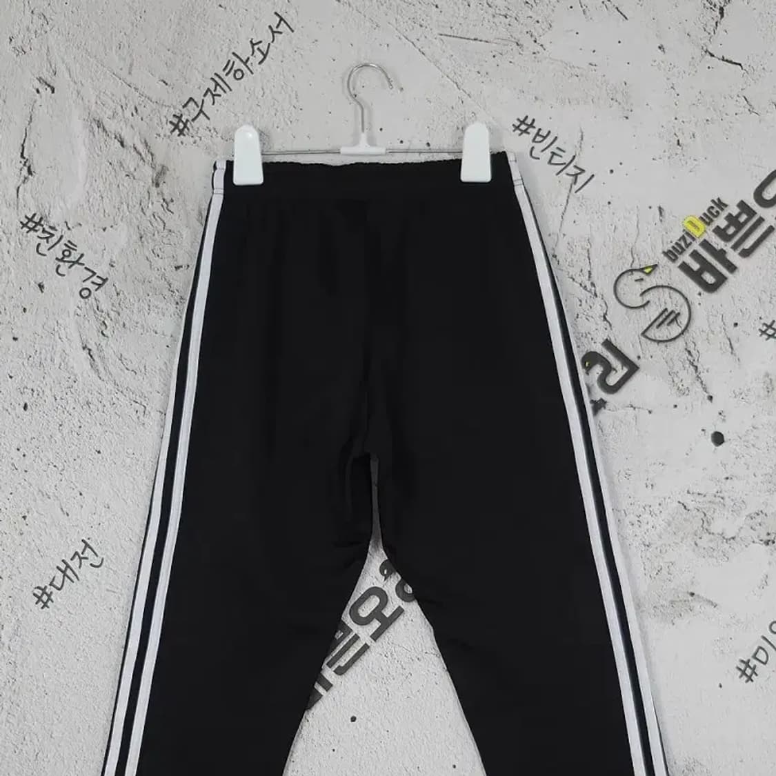 아디다스 ADIDAS 기모 트레이닝 바지 블랙 90 4400080 상품이미지6