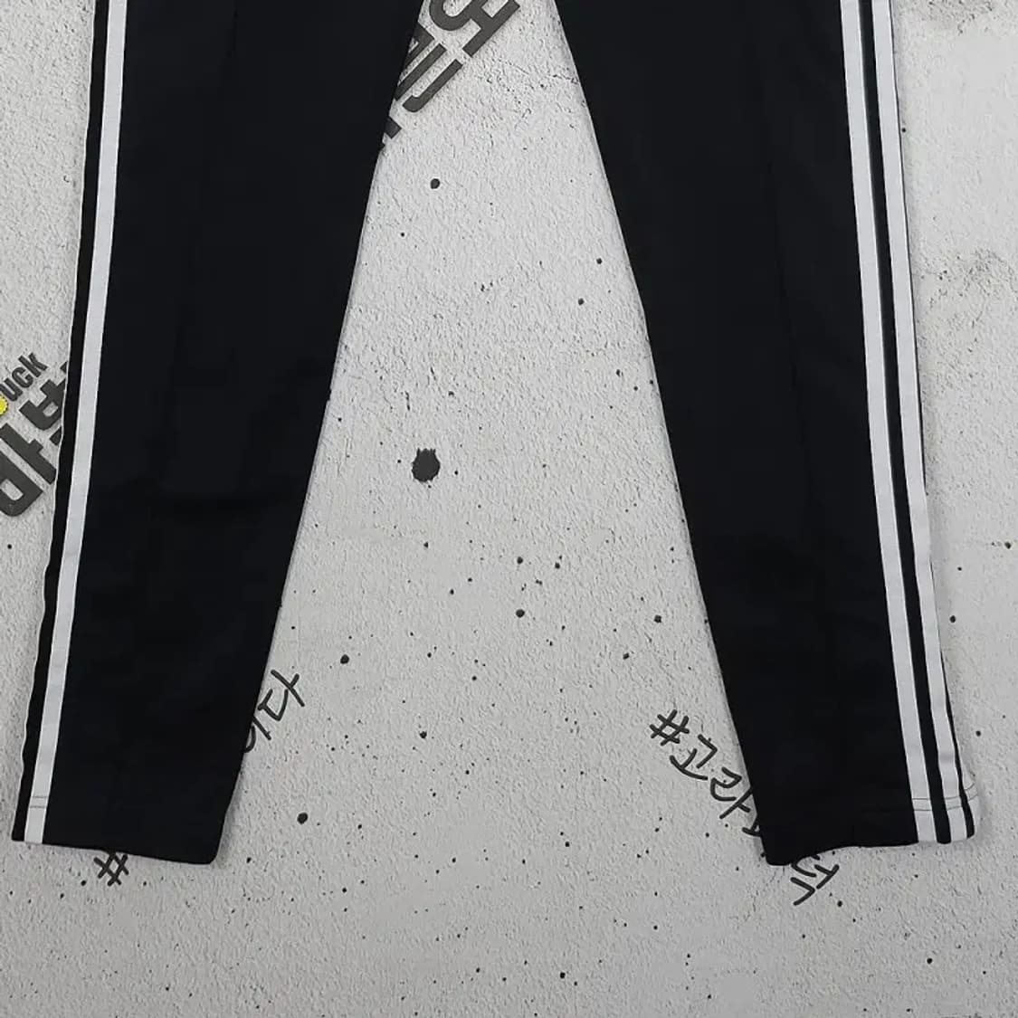 아디다스 삼선 트레이닝 트랙팬츠 운동바지 블랙 100 4400082 상품이미지5