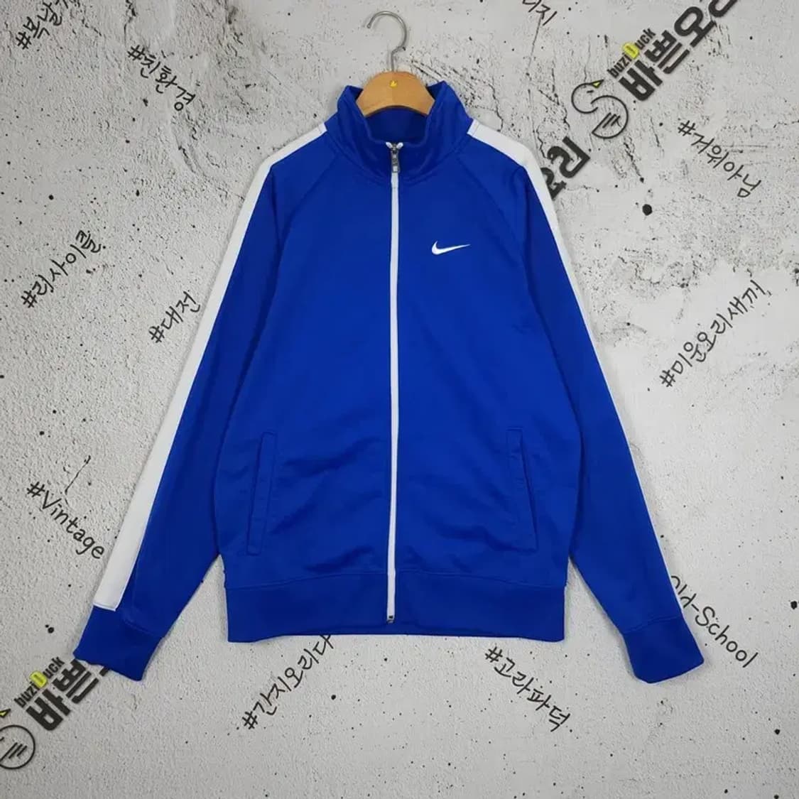 나이키 NIKE 스우시 트랙 져지 자켓 블루 M(100) 3100224 상품이미지1