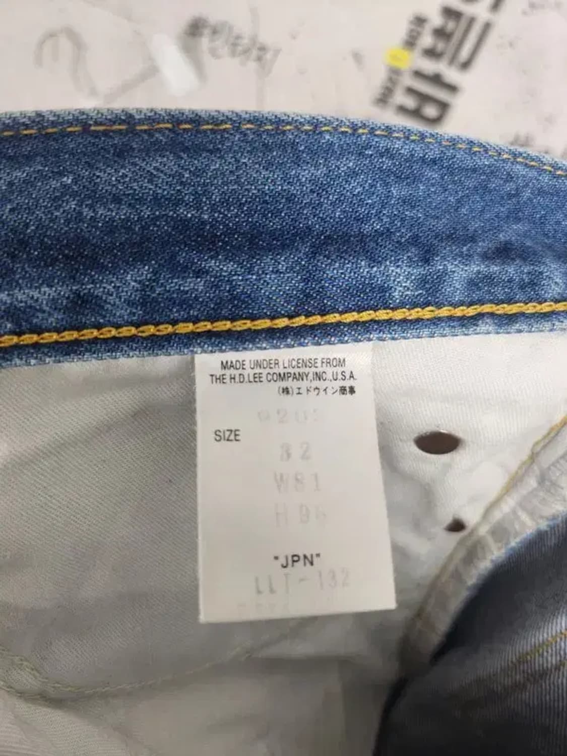 [JPN] LEE 데님 청바지 중청 32 4100064 상품이미지10