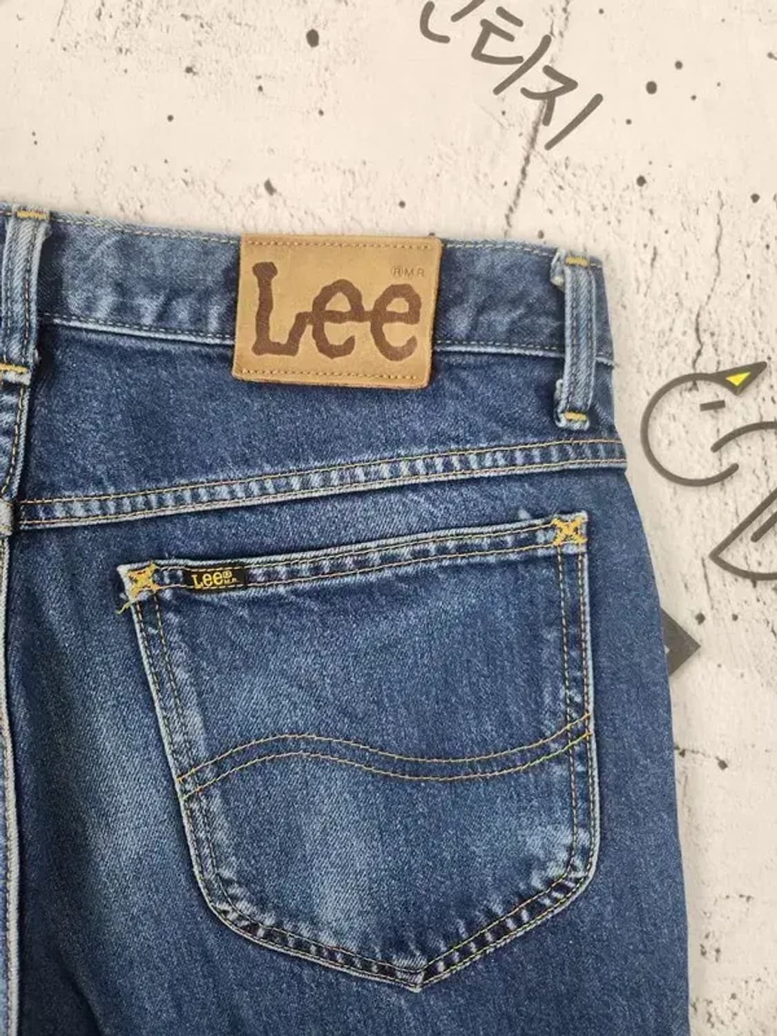 [JPN] LEE 데님 청바지 중청 32 4100064 상품이미지8