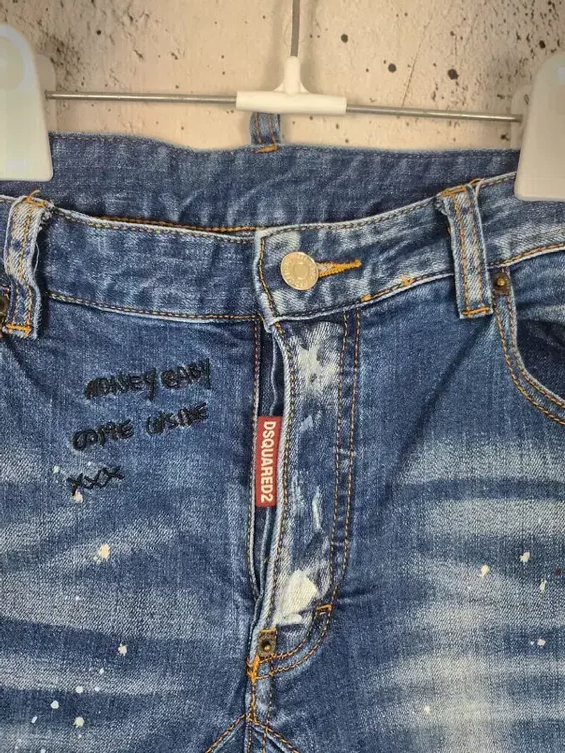 디스퀘어드2 스케이터진 데님 청바지 스판 워싱 중청 46 4100065 상품이미지9