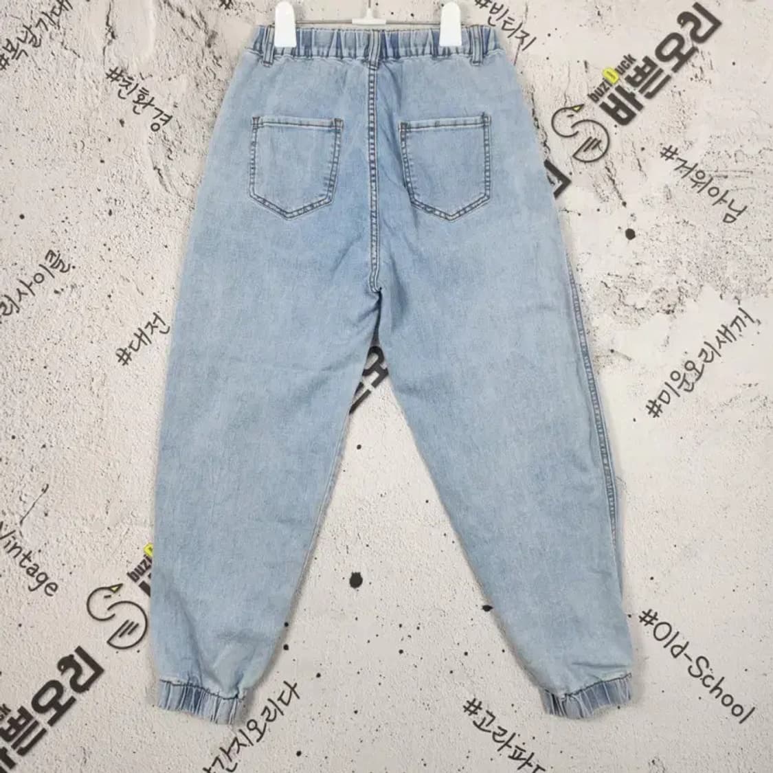 연청 스판 데님 조거 팬츠 청바지 S(28) 4100066 상품이미지2