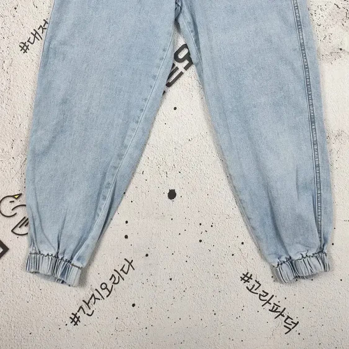 연청 스판 데님 조거 팬츠 청바지 S(28) 4100066 상품이미지5