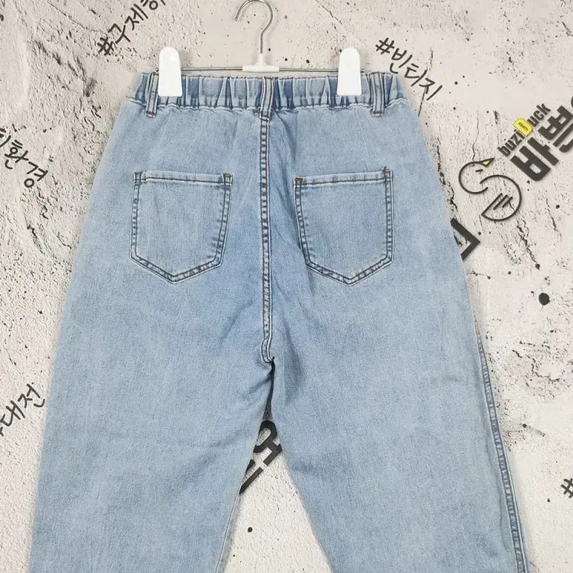 연청 스판 데님 조거 팬츠 청바지 S(28) 4100066 상품이미지6