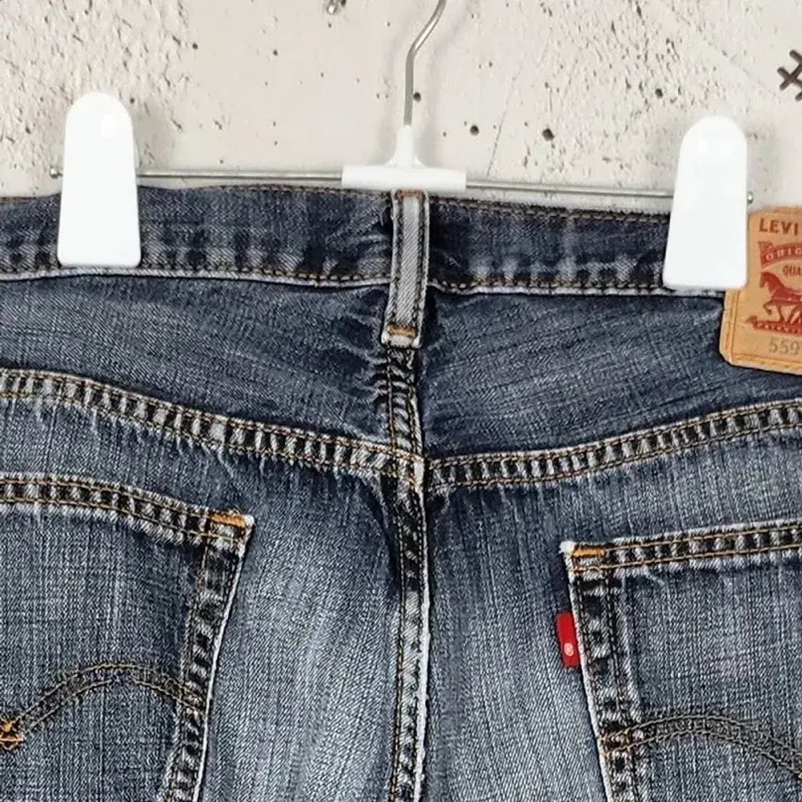 리바이스 LEVI'S 559 데님 청바지 중청 W36L32 4100068 상품이미지8