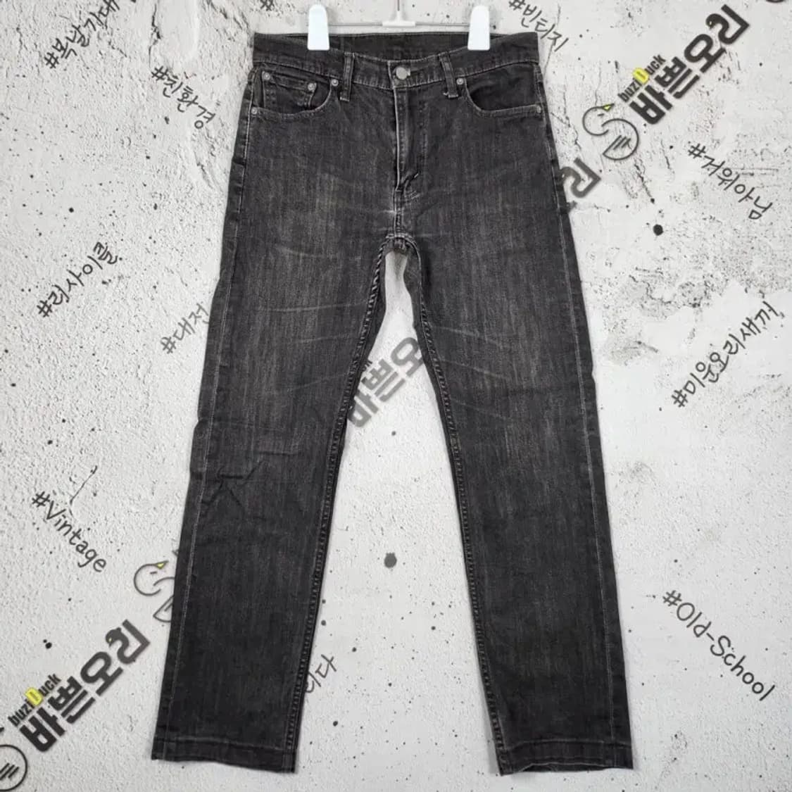 리바이스 513 블랙라벨 청바지 흑청 W30L32 4100069 상품이미지1
