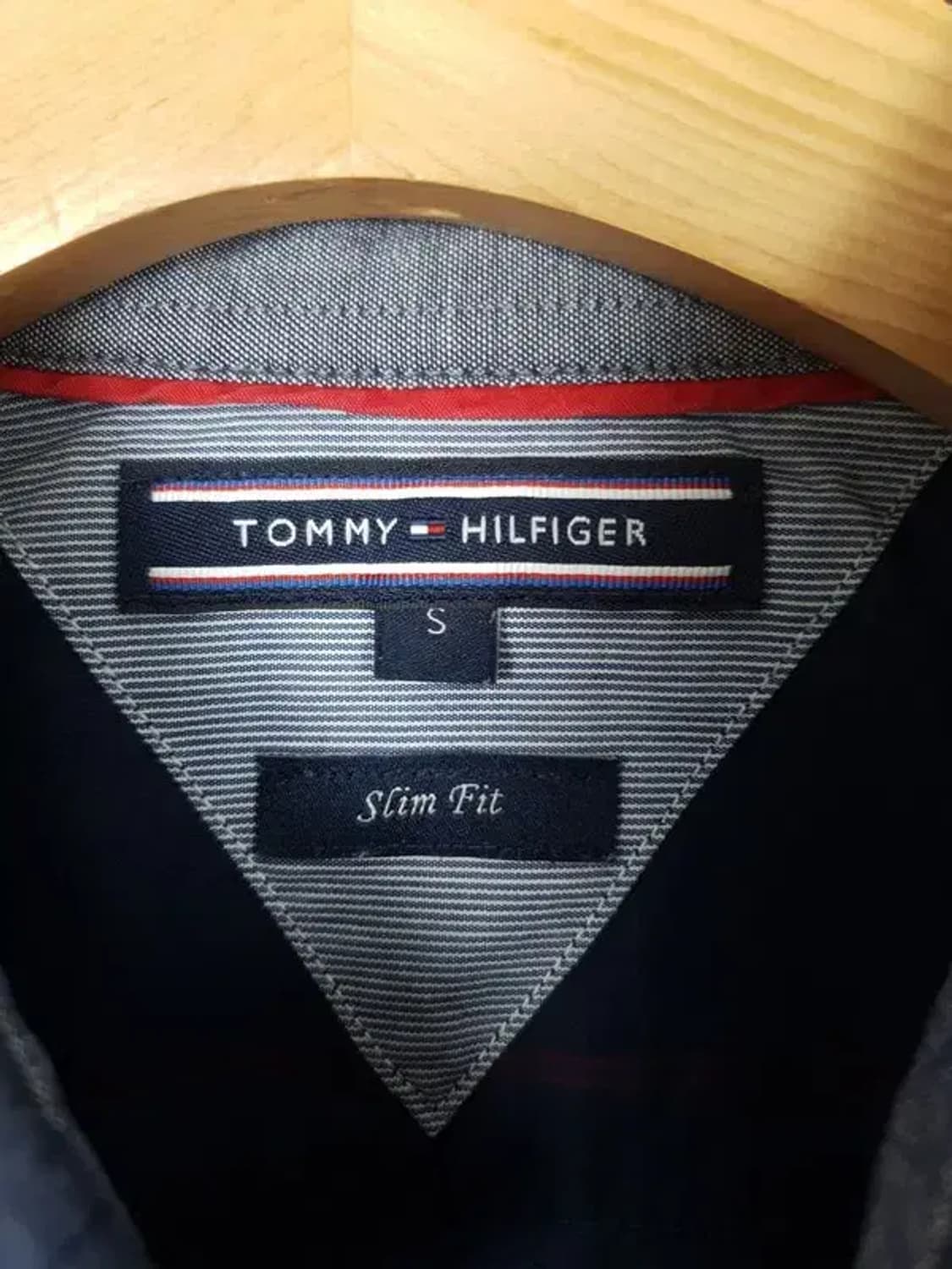 타미힐피거 TOMMY 슬림핏 셔츠 네이비 1100255 상품이미지8
