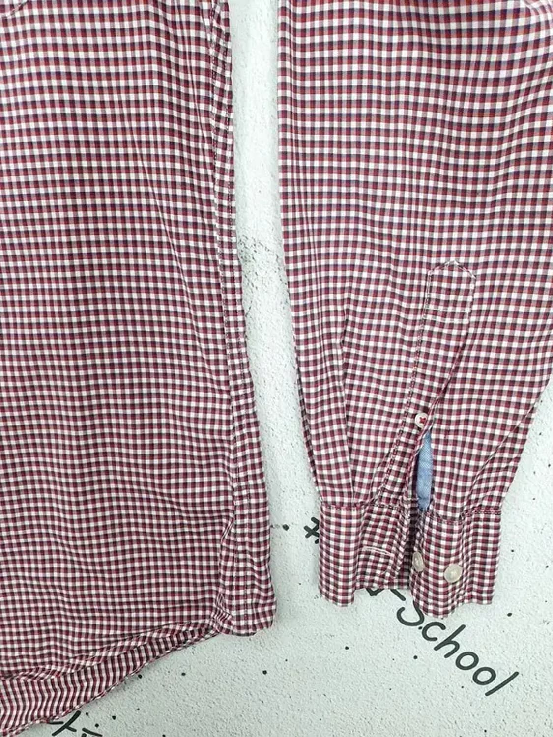 타미힐피거 TOMMY HILFIGER 셔츠 레드 핀체크 1100181 상품이미지9