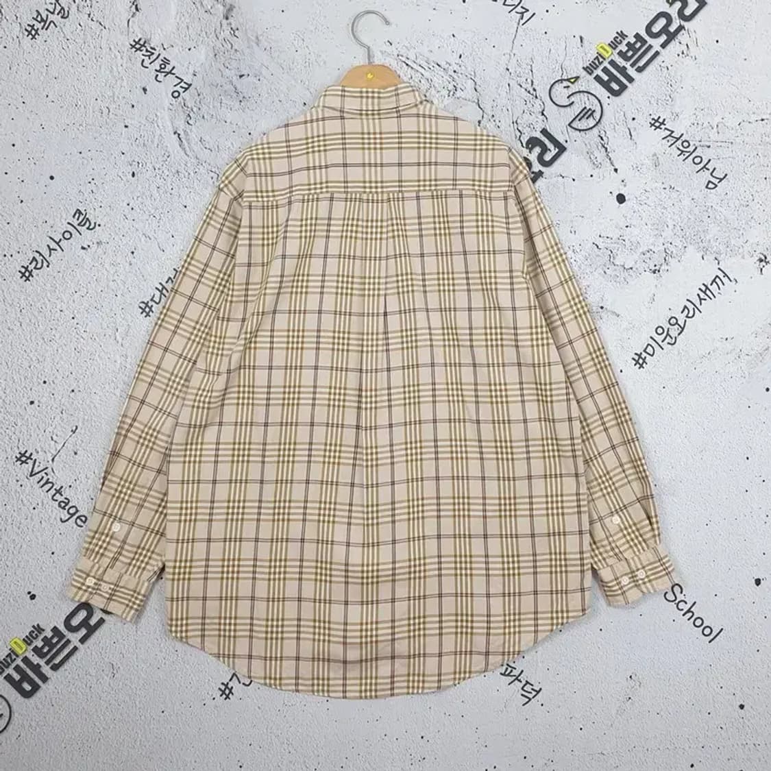 빈폴 BEANPOLE 셔츠 베이지 노바체크 1100207 상품이미지2