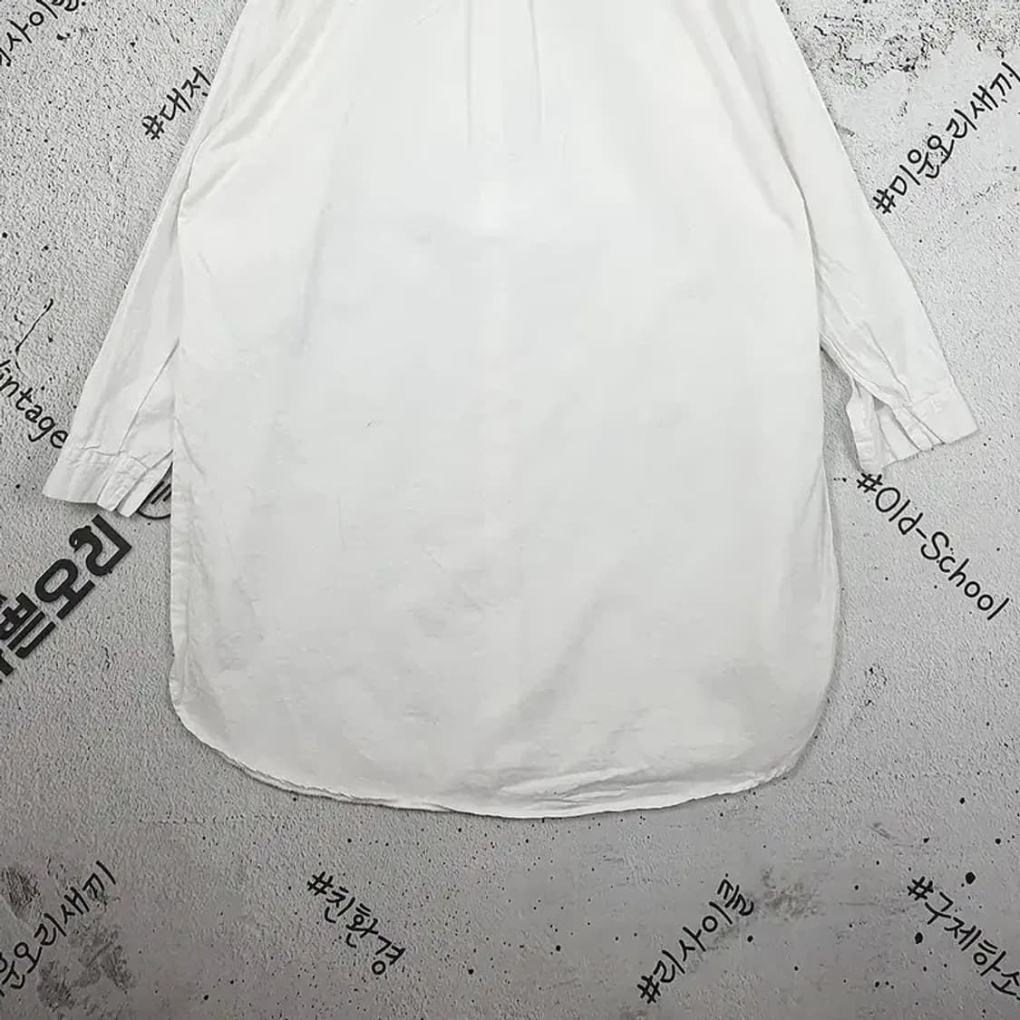 지오 G.O 여성 셔츠 원피스 화이트 1100155 상품이미지6