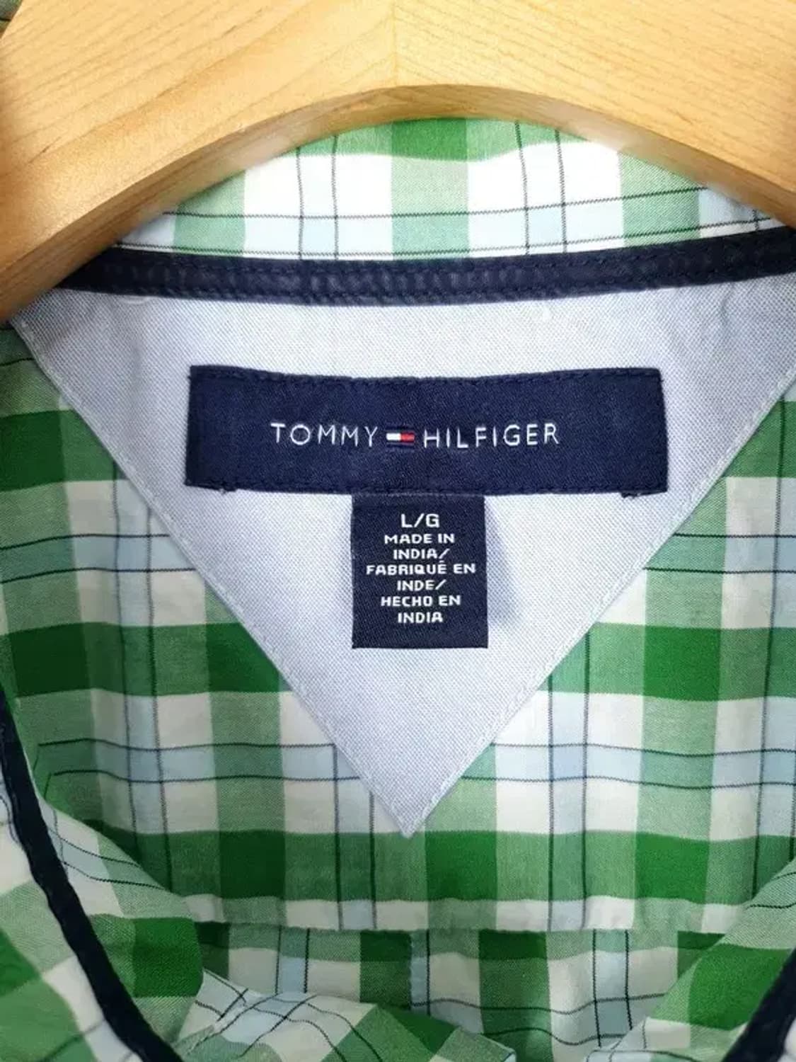 타미힐피거 TOMMY HILFIGER 셔츠 그린 타탄체크 1100140 상품이미지10