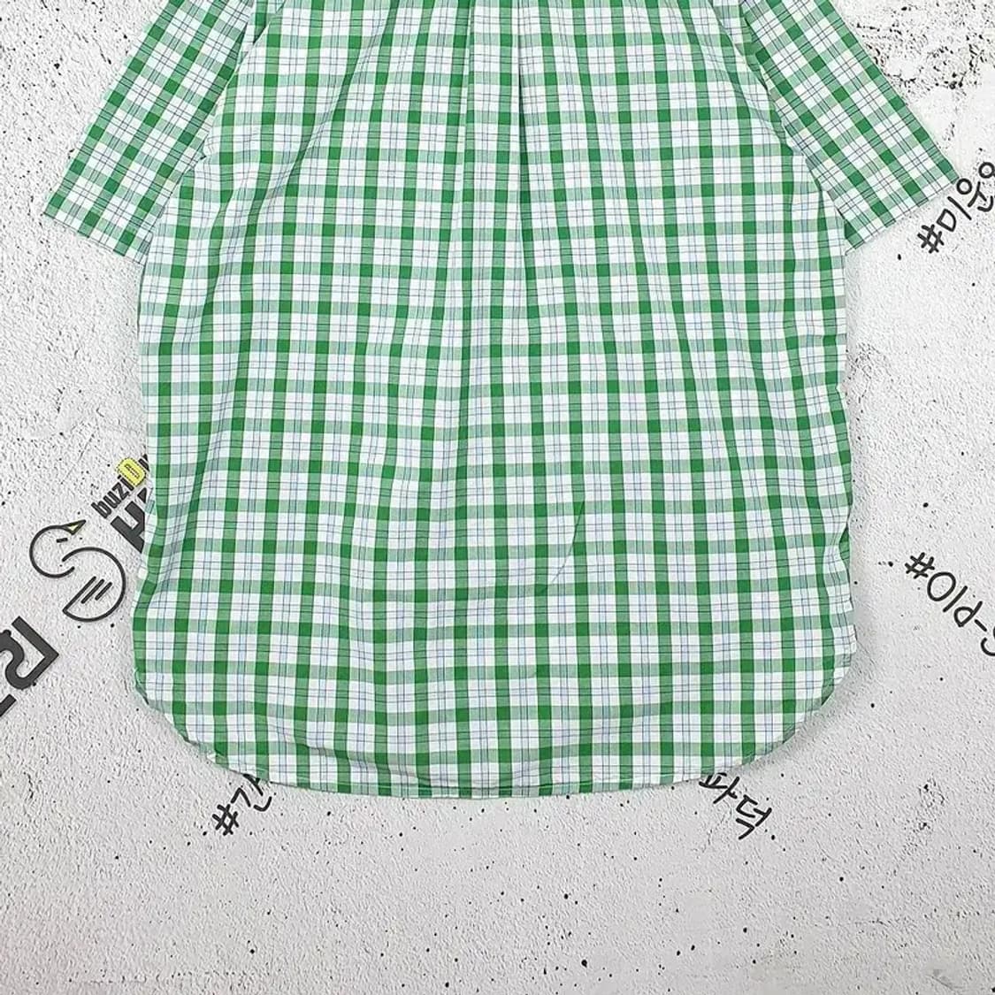 타미힐피거 TOMMY HILFIGER 셔츠 그린 타탄체크 1100140 상품이미지8