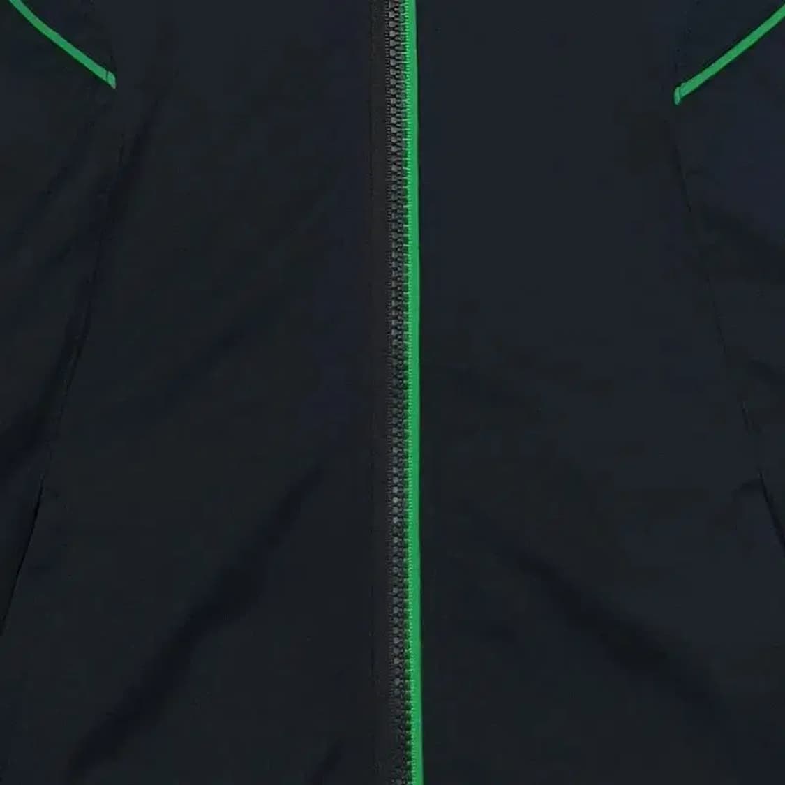 데상트 DESCENTE 후드 져지 집업 그린 블랙 S 3100211 상품이미지4